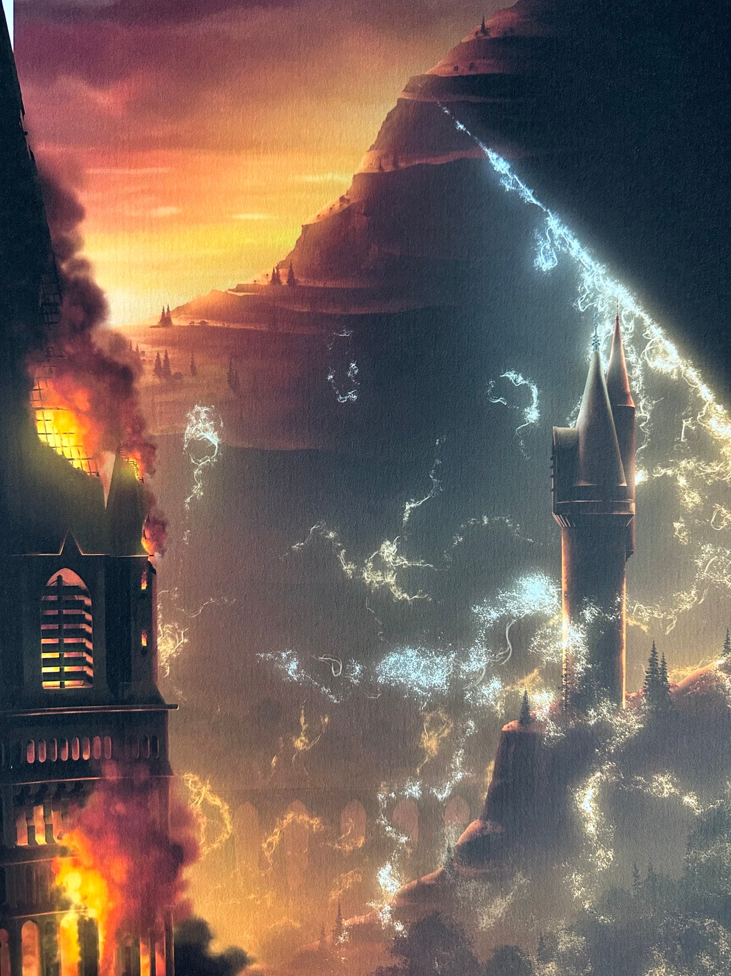 Ben Harman – Harry Potter and the Deathly Hallows, 12 x 36 in, art print, image 3