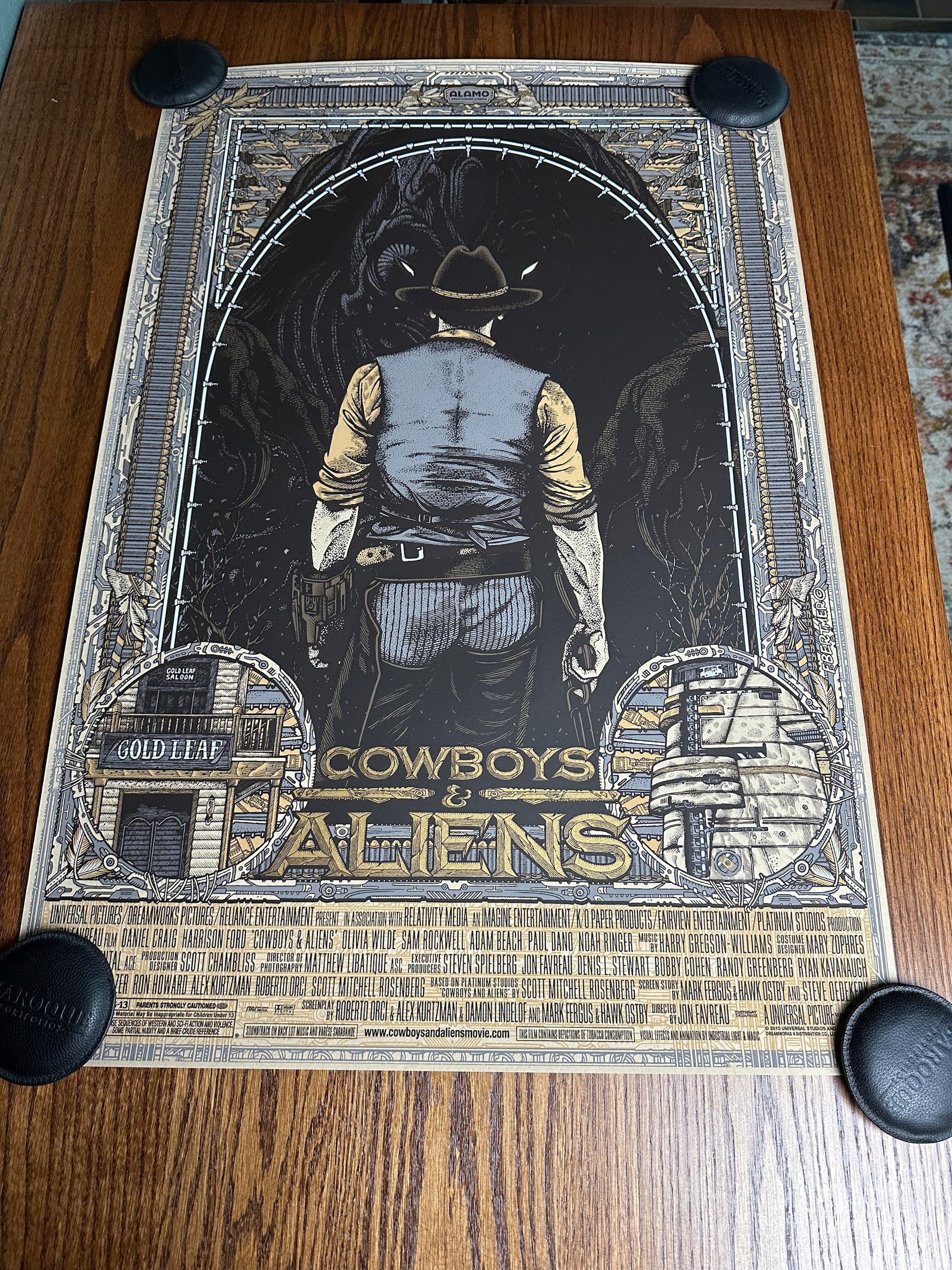 Florian Bertmer – Cowboys & Aliens, 24 x 36 in, poster