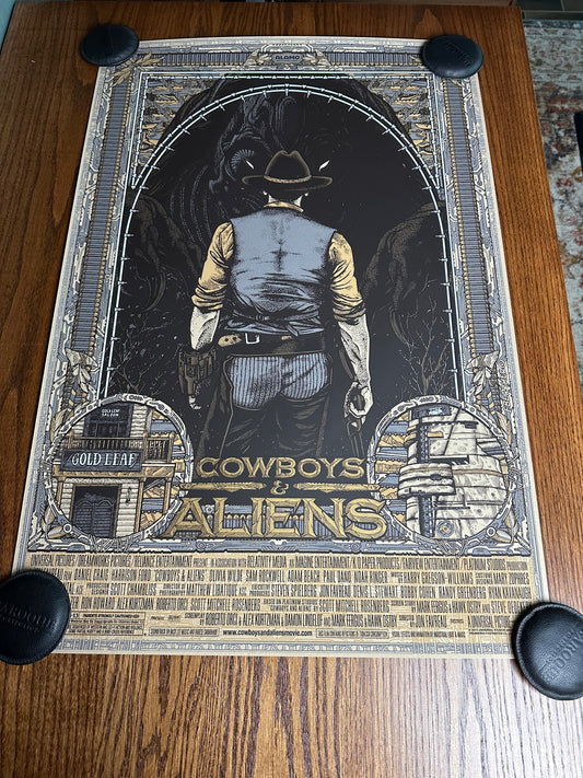 Florian Bertmer – Cowboys & Aliens, 24 x 36 in, poster