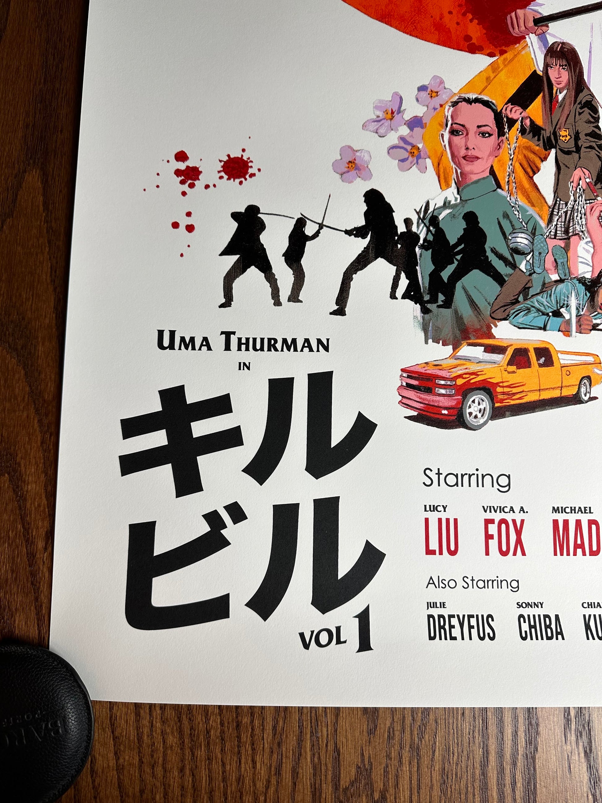 Paul Mann – Kill Bill Vol 1 White Variant, 24 x 36 in, poster, image 4