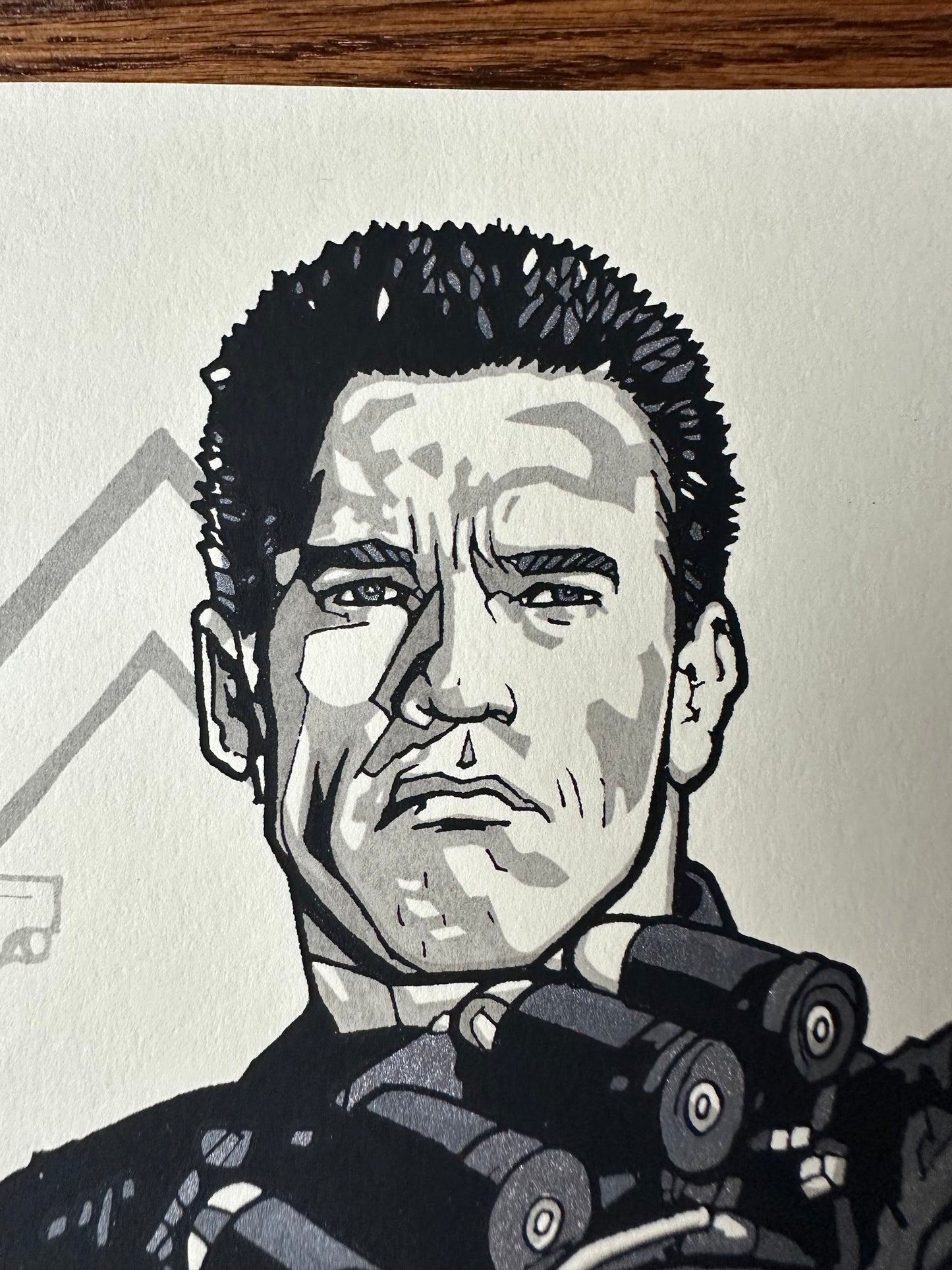 New Flesh – The Terminator, 10 x 8 in, art print, image 2