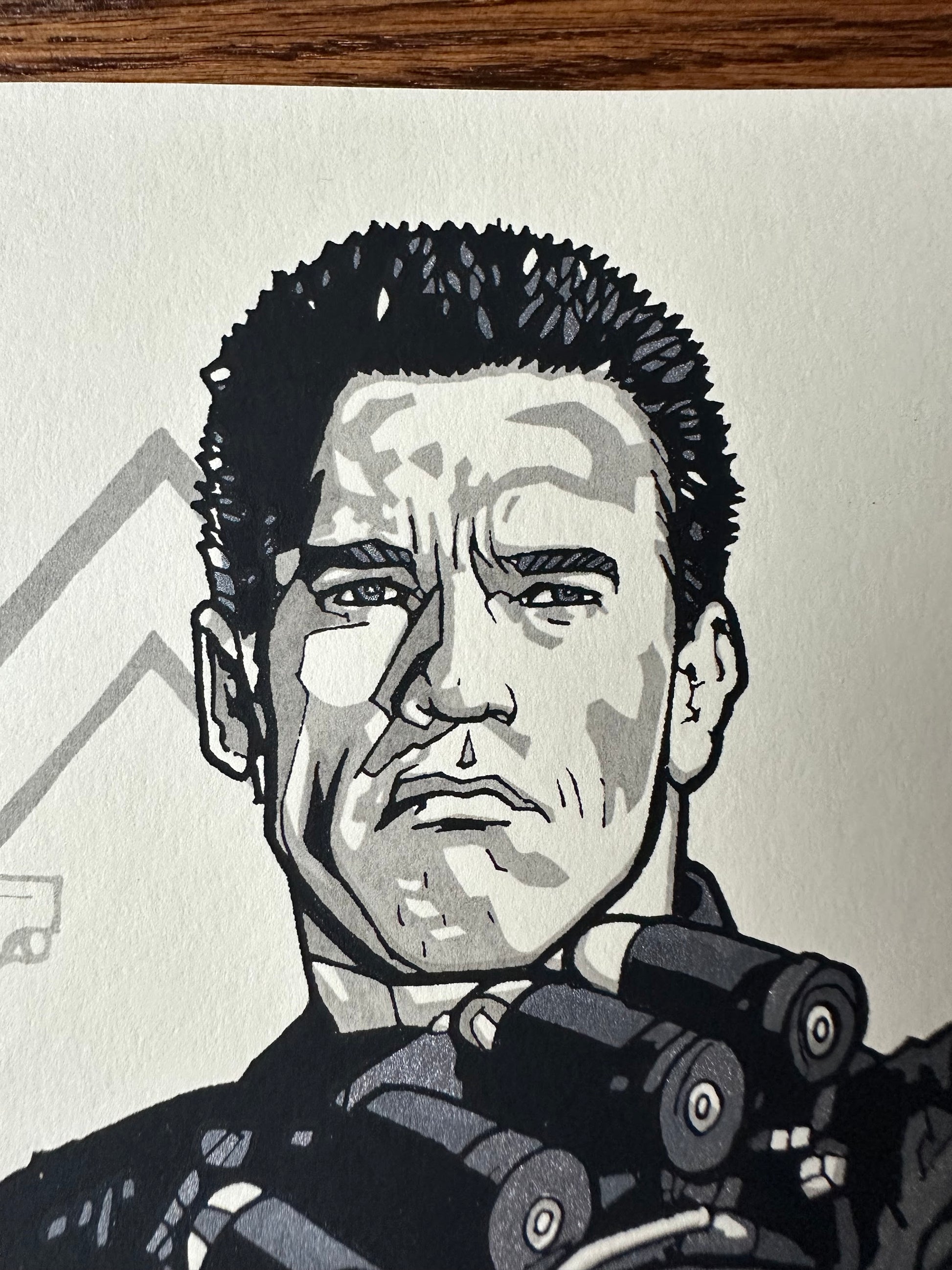 New Flesh – The Terminator, 10 x 8 in, art print, image 2