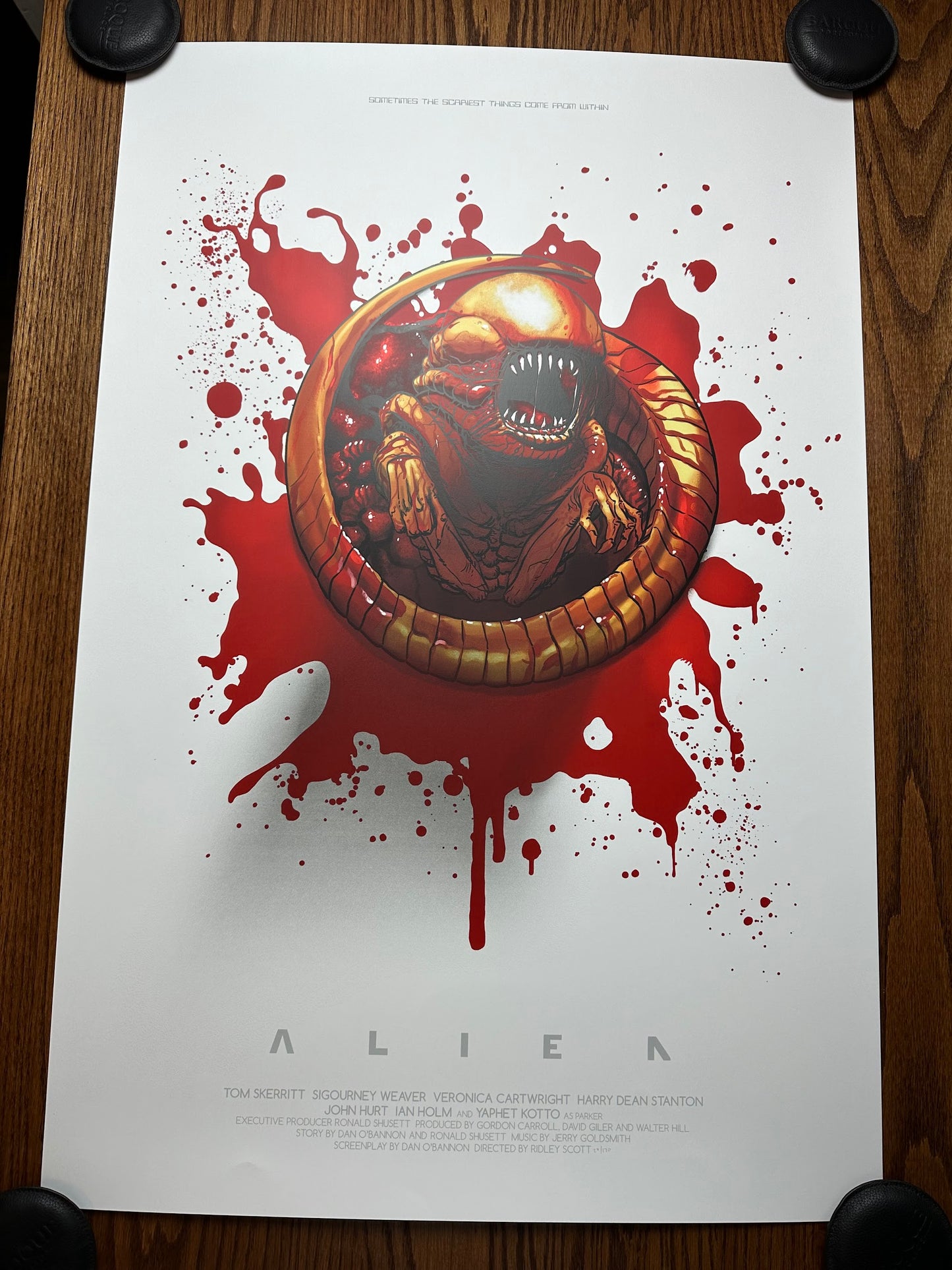 Yvan Quinet – Alien, 24 x 36 in, poster