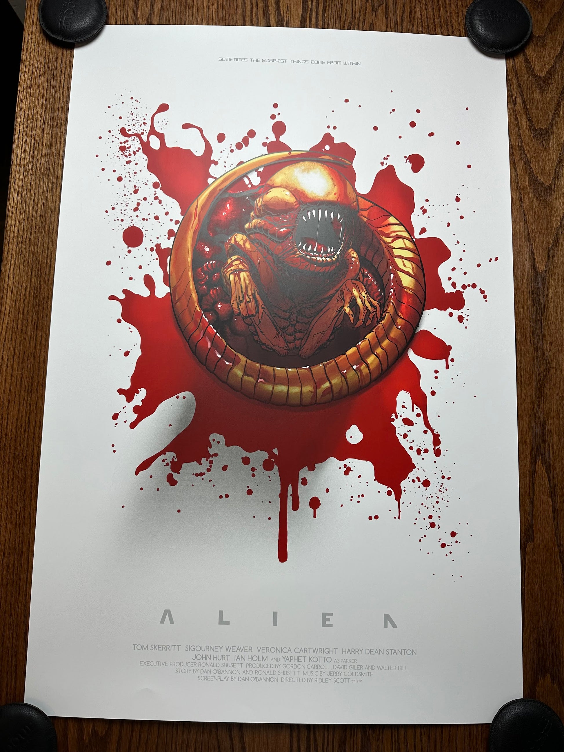 Yvan Quinet – Alien, 24 x 36 in, poster