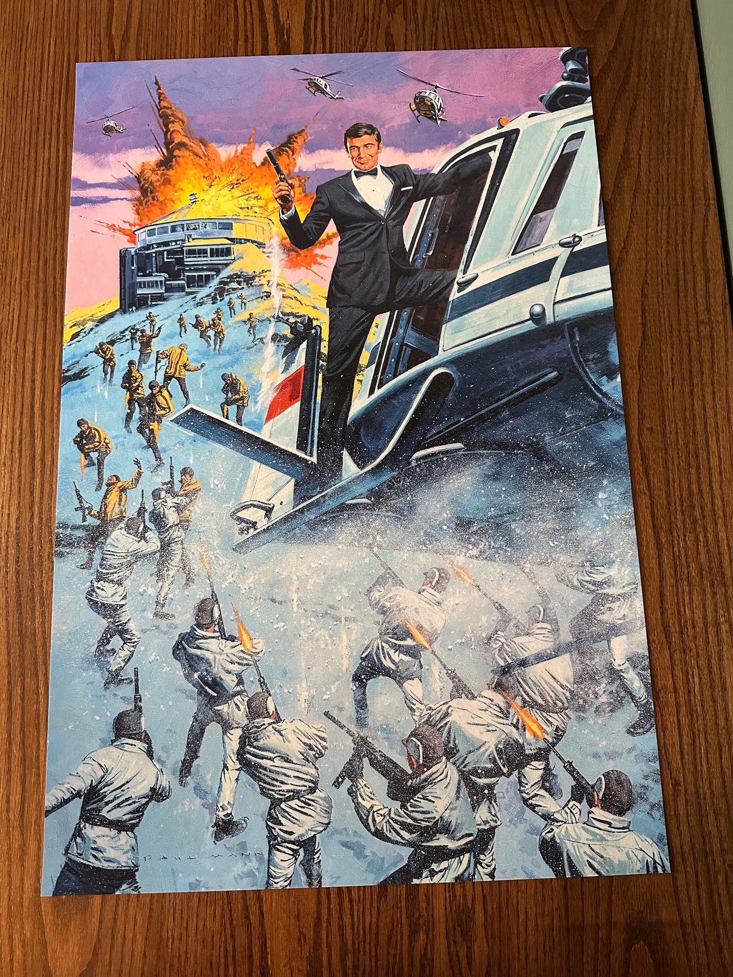 Paul Mann - On Her Majesty's Secret Service Art Variant 24x36 movie poster