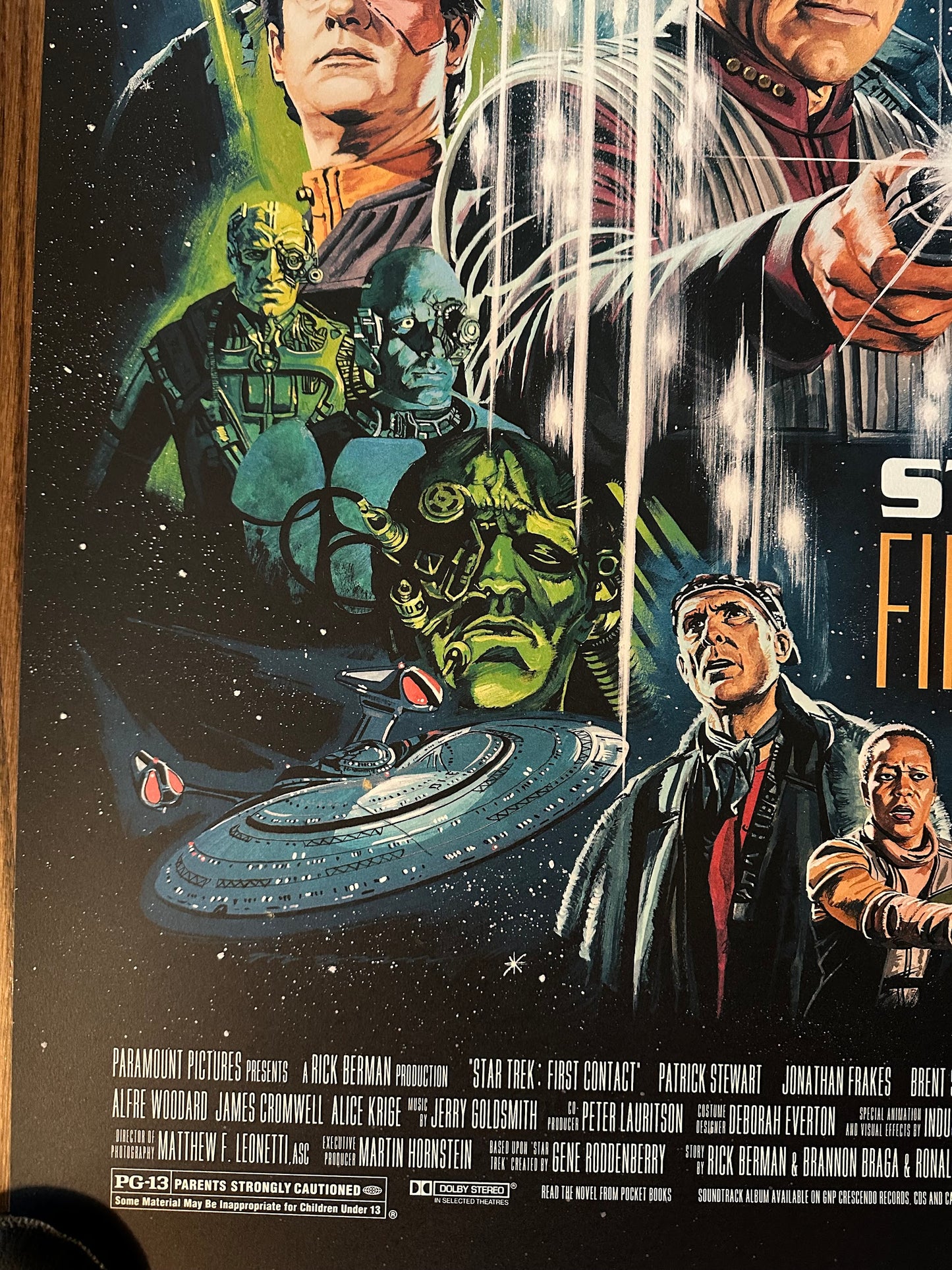 Paul Mann – Star Trek First Contact, 24 x 36 in, poster, image 4