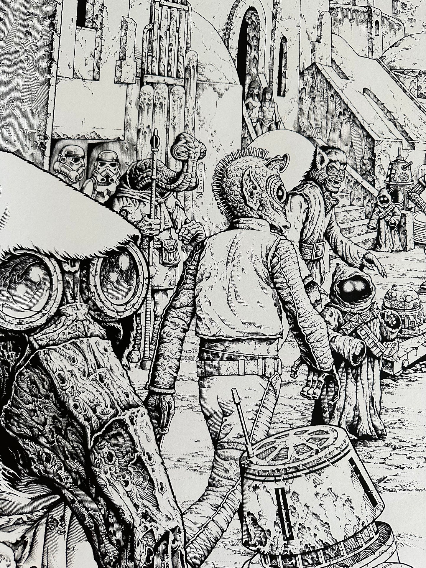 Mike Sutfin – Star Wars "We Must Be Cautious" Keyline Variant, 36 x 24 in, poster, image 6
