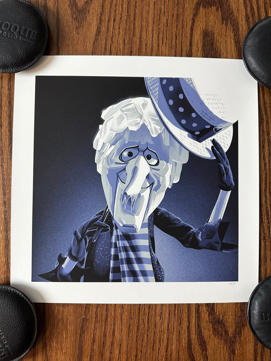 Chris Koehler – Snow Miser, 12 x 12 in, art print