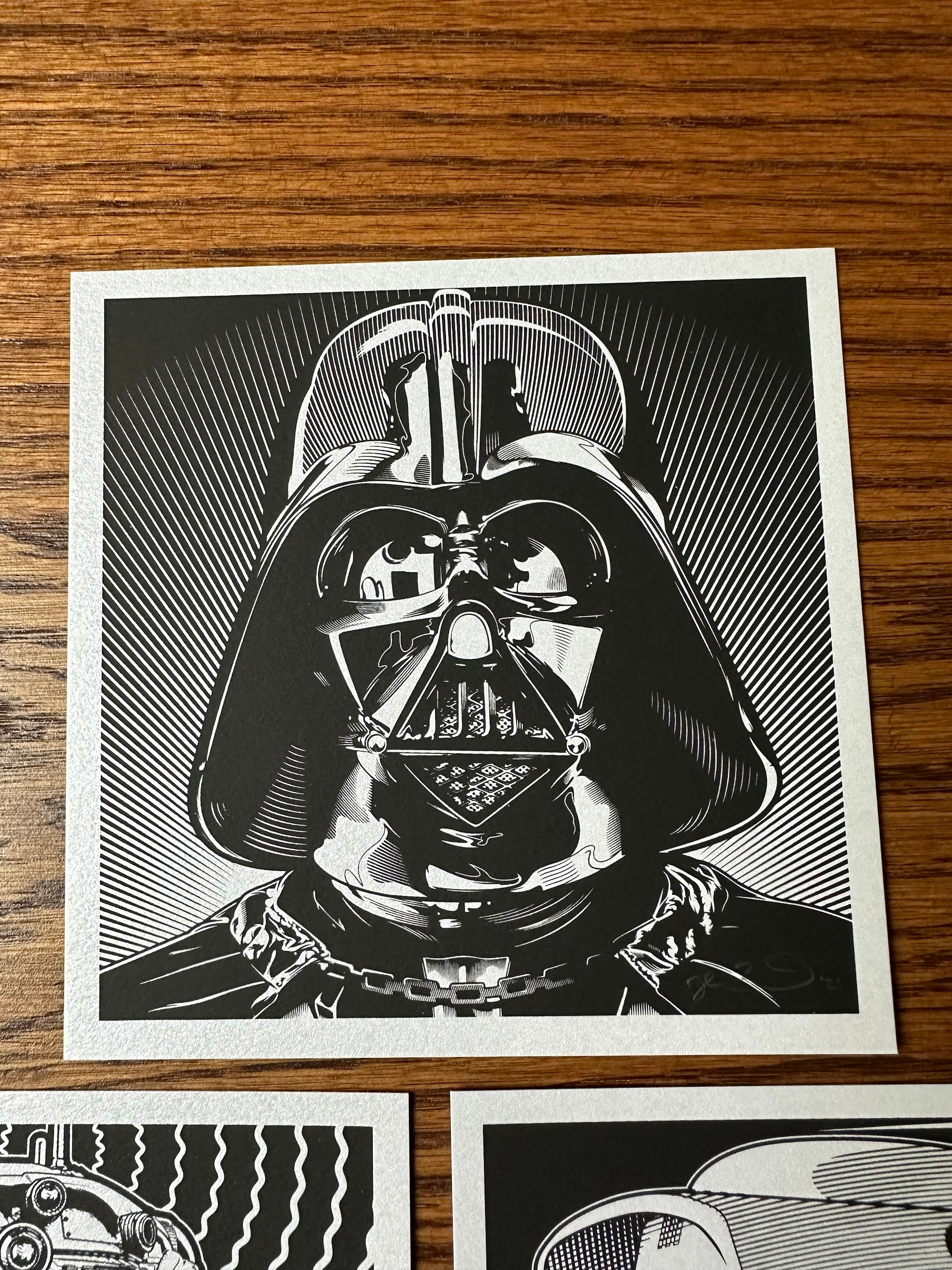 Joshua Budich – Lot of 5 Empire Jedi Mind Tricks, 6 x 6 in, art print, image 2