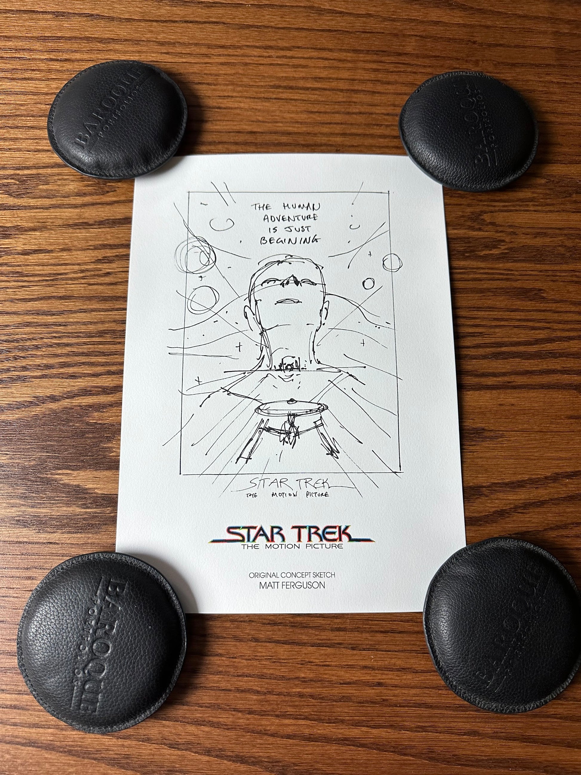 Matt Ferguson – Star Trek Motion Picture Concept Sketch, 8 1/4 x 11 3/4 in, art print