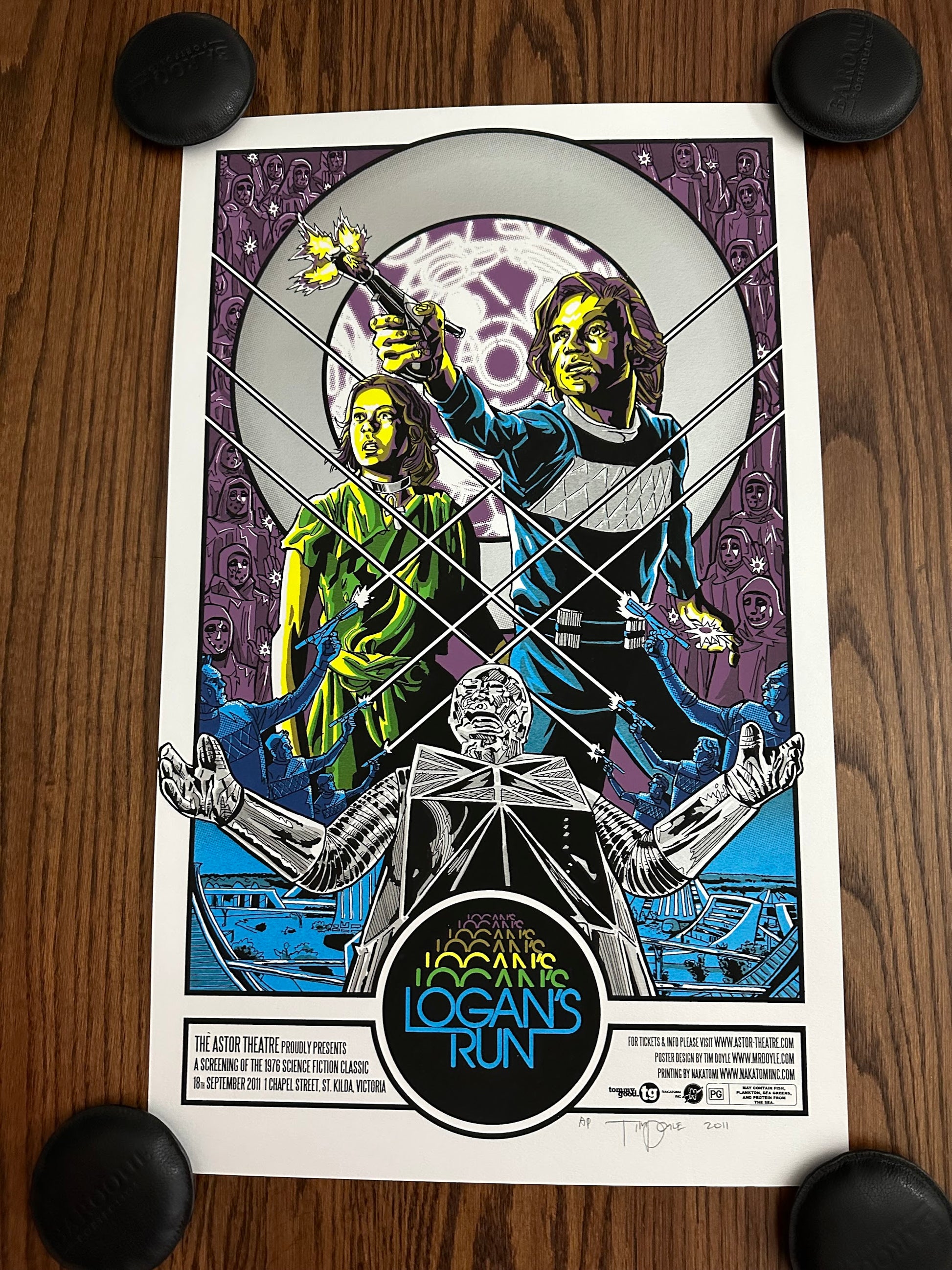 Tim Doyle – Logan's Run Variant, 16 x 26 in, art print