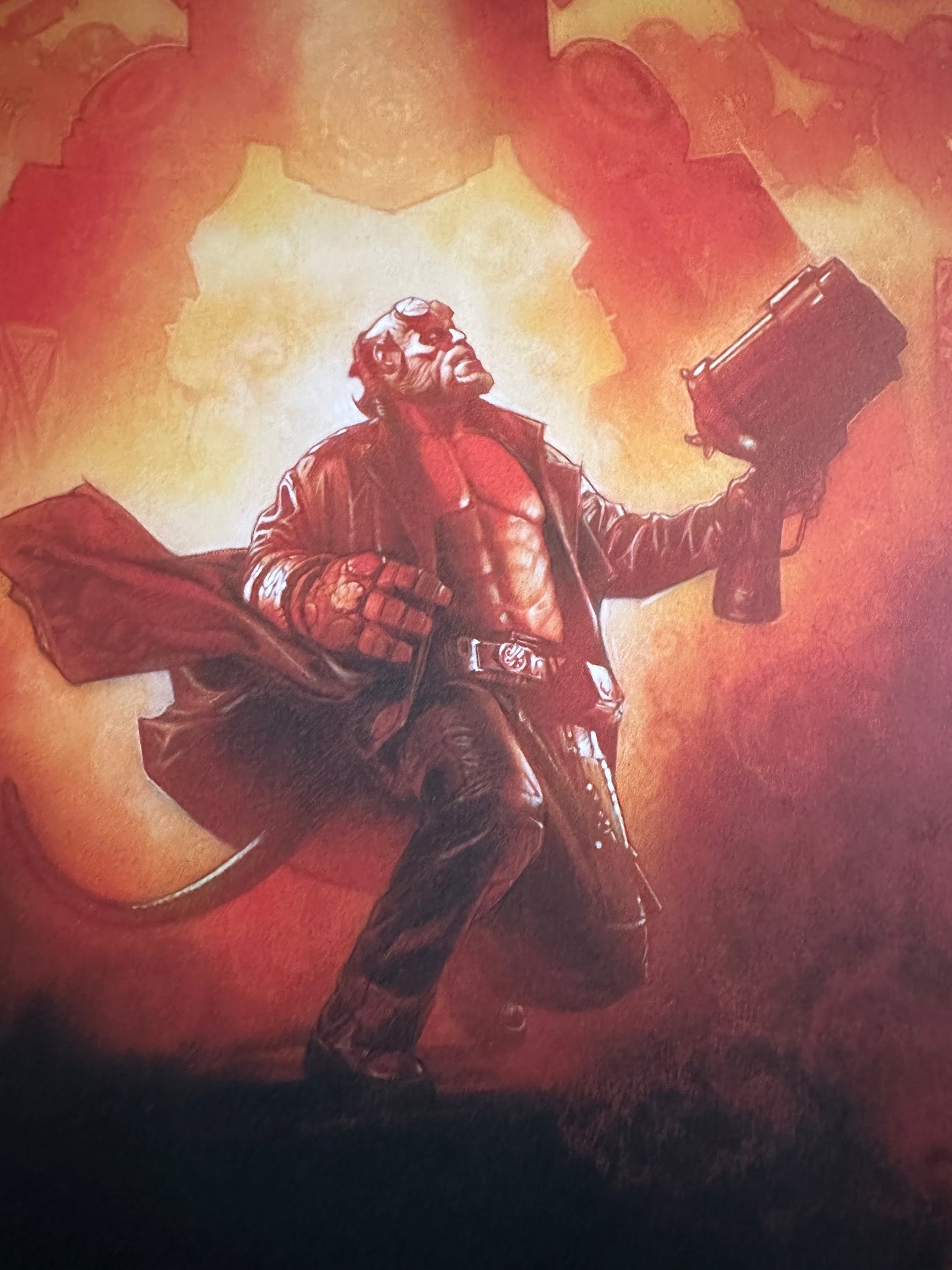 Drew Struzan – Hellboy II The Golden Army Art Variant, 24 x 36 in, poster, image 2