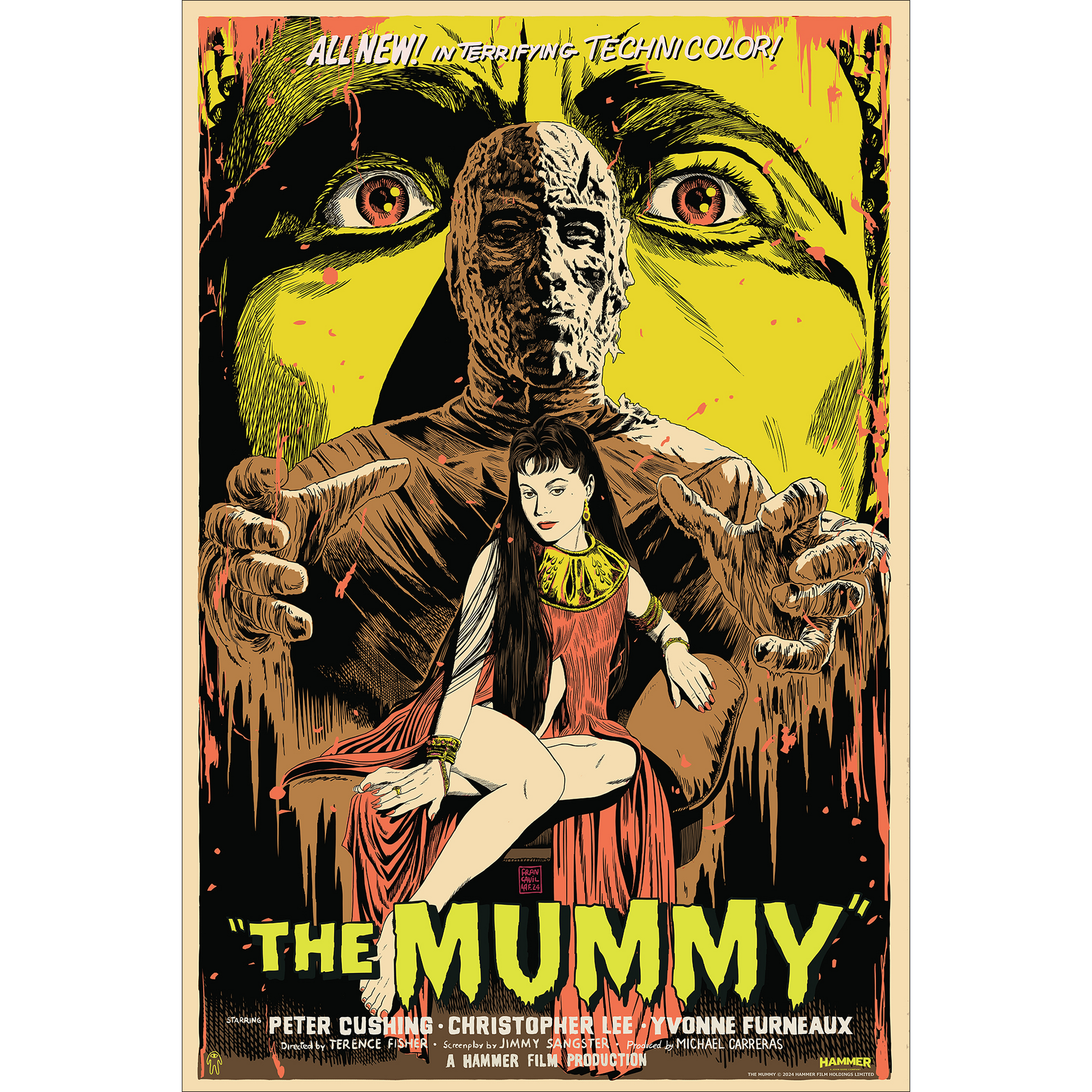 Francesco Francavilla – The Mummy Variant, 24 x 36 in, poster, image 8