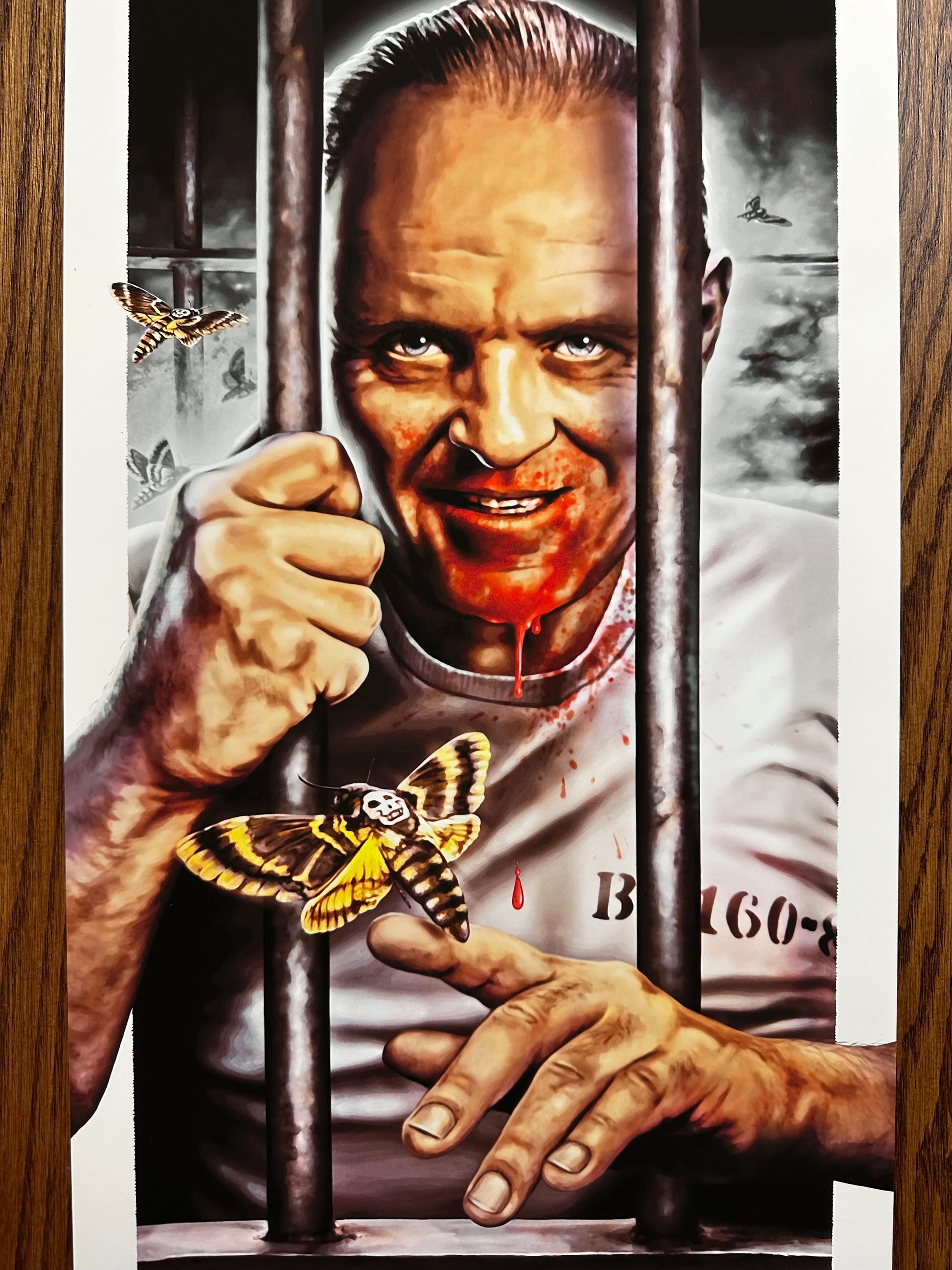 Justin Osbourn – Silence of the Lambs, 12 x 36 in, art print, image 3
