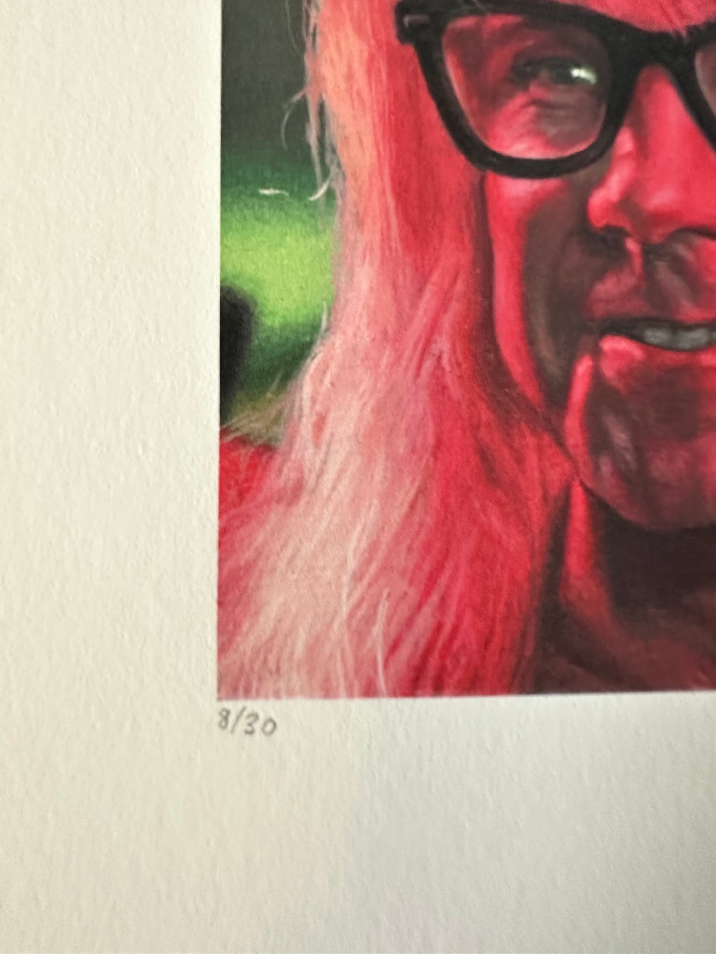 Ashton Gallagher - Wayne's World Garth & Wayne Portrait Set 6x6 art print - detail image 6