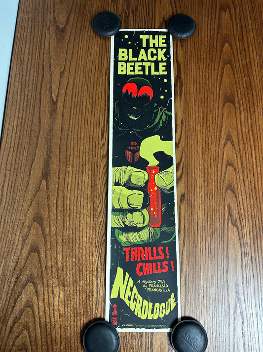 Francesco Francavilla – The Black Beetle, 8 x 36 in, art print