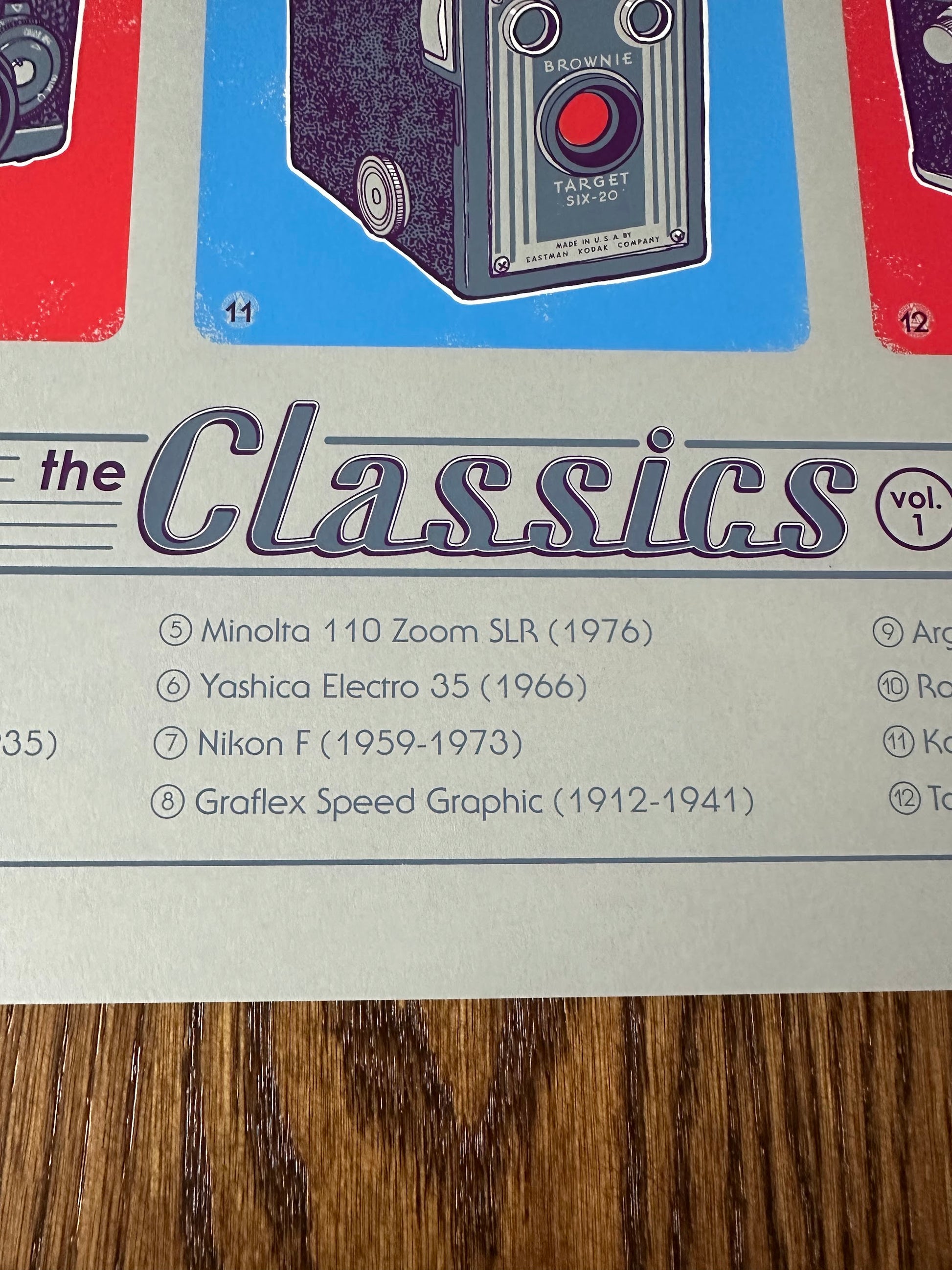 Tim Anderson – Vintage Cameras "The Classics", 20 x 30 in, art print, image 6