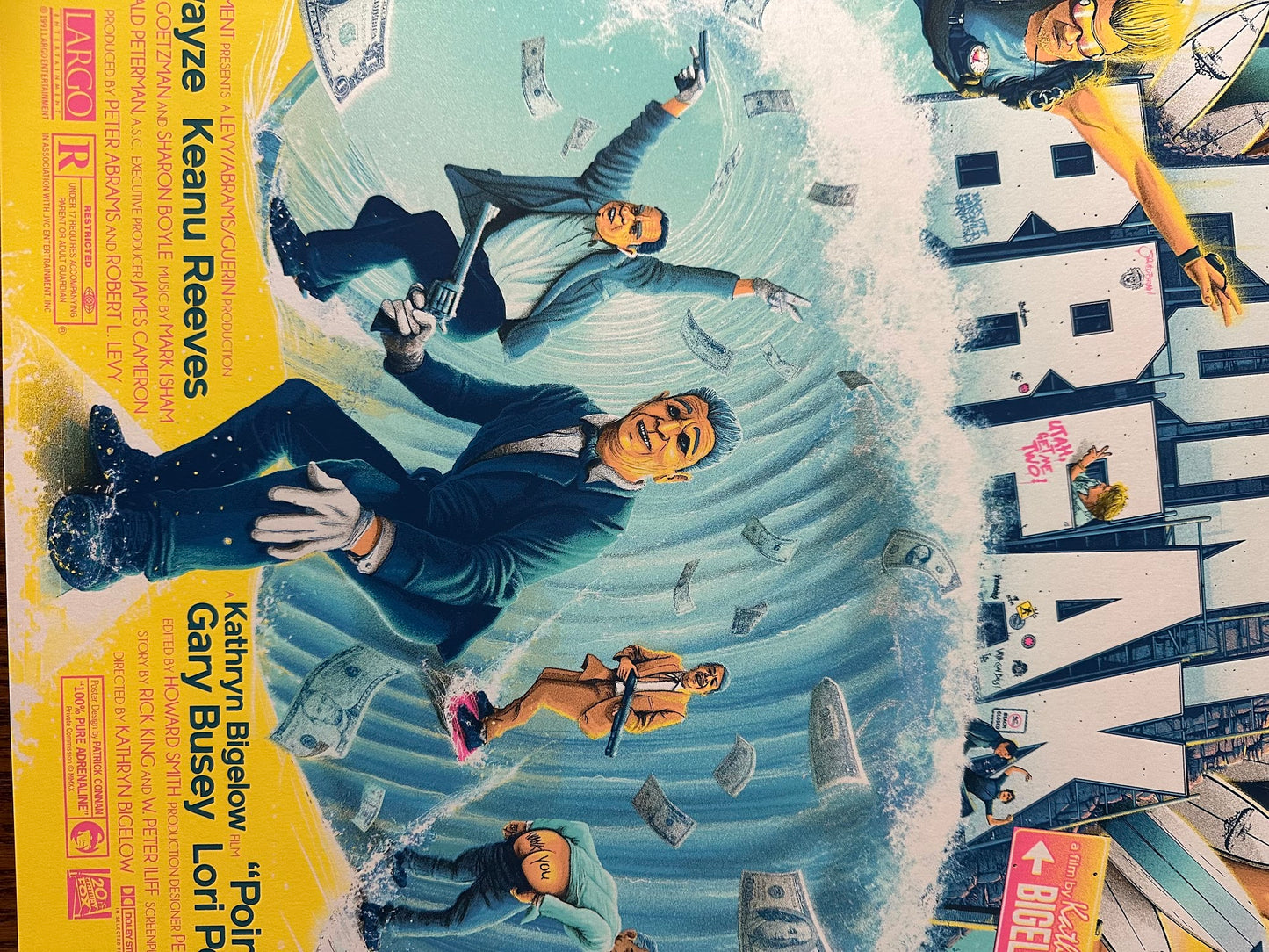 Patrick Connan – Point Break, 24 x 36 in, poster, image 7