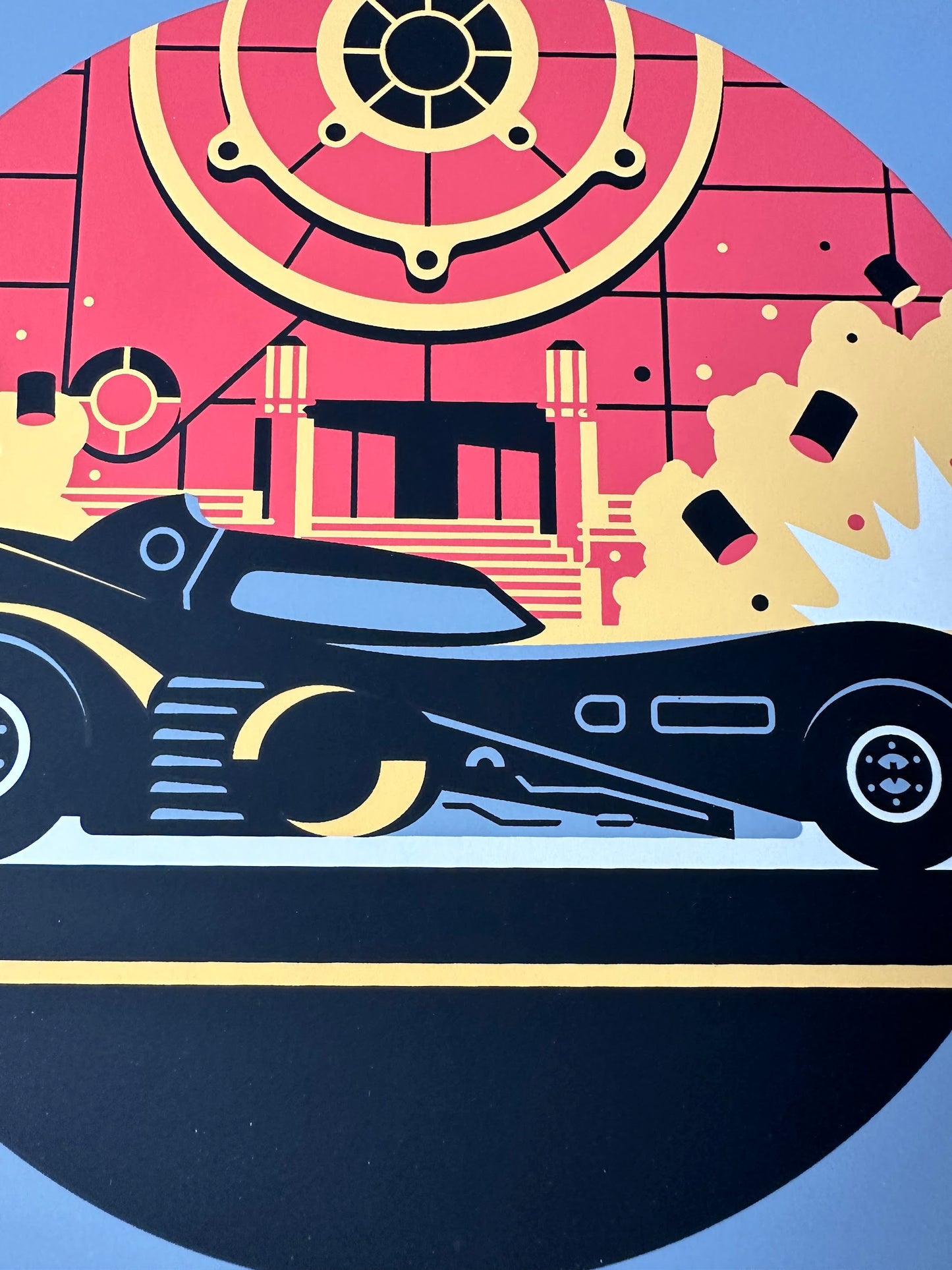 DKNG – Batmobile, 12 x 12 in, art print, image 2
