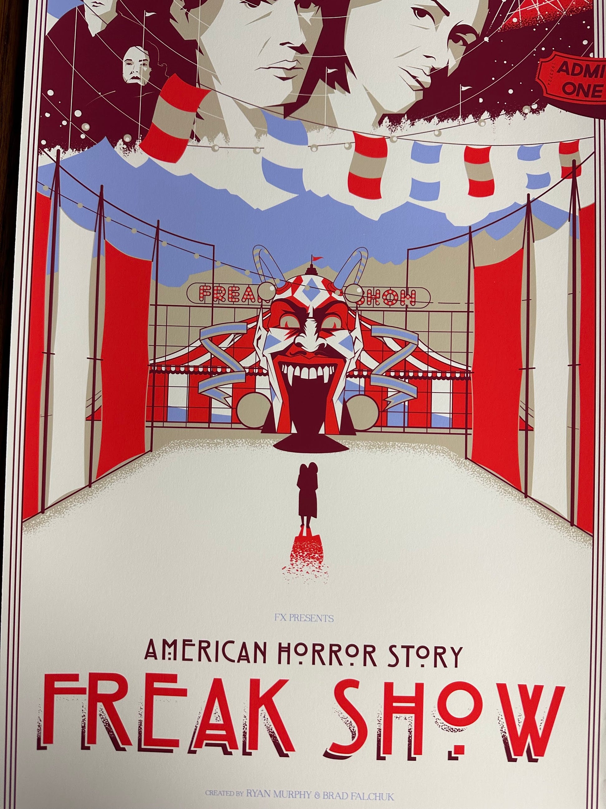 Marinko Milosevski – American Horror Story Freak Show, 12 x 36 in, art print, image 4