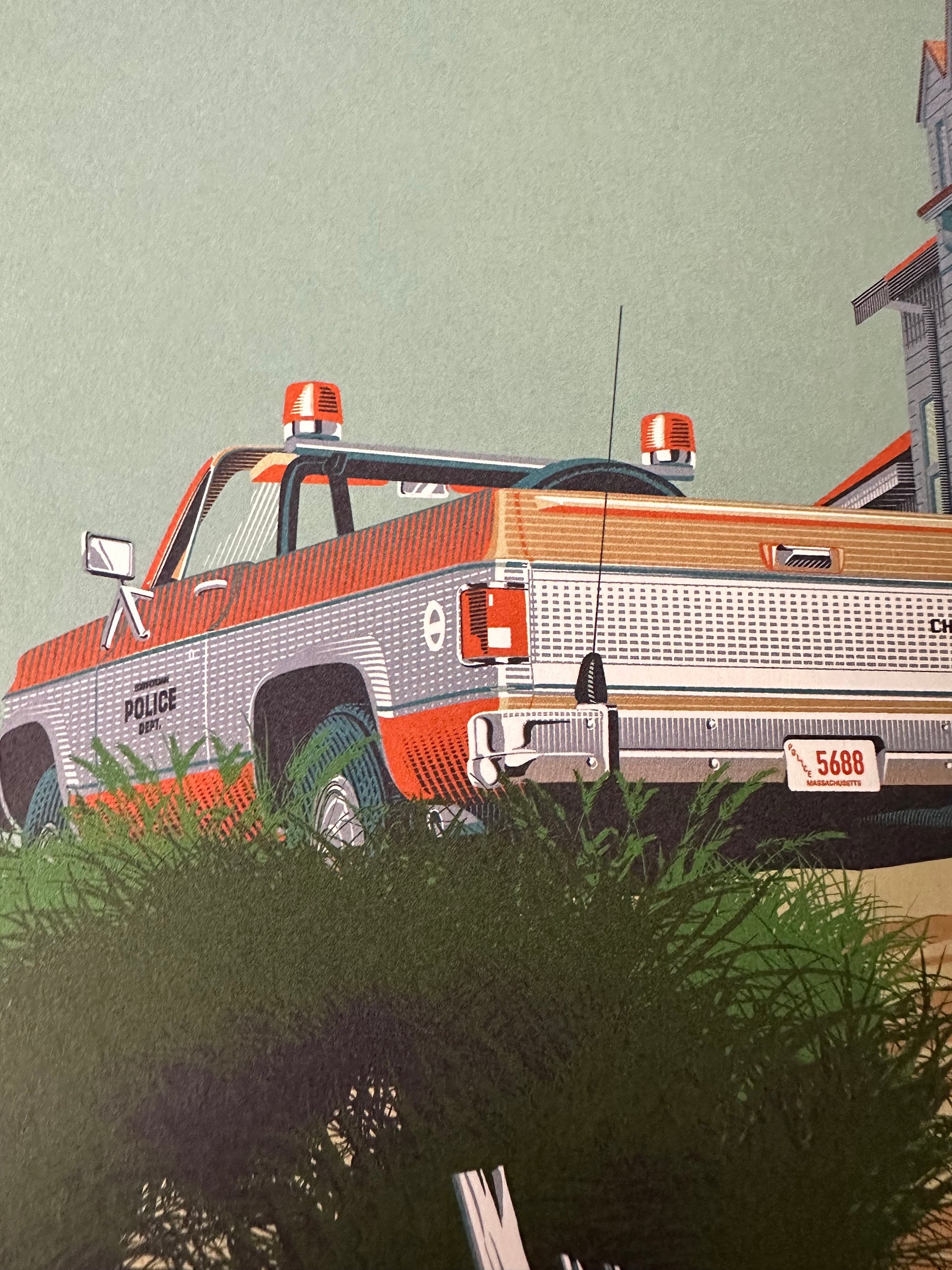 Laurent Durieux – Martha's Vineyard Offset Print, 19 5/8 x 27 1/2 in, art print, image 5