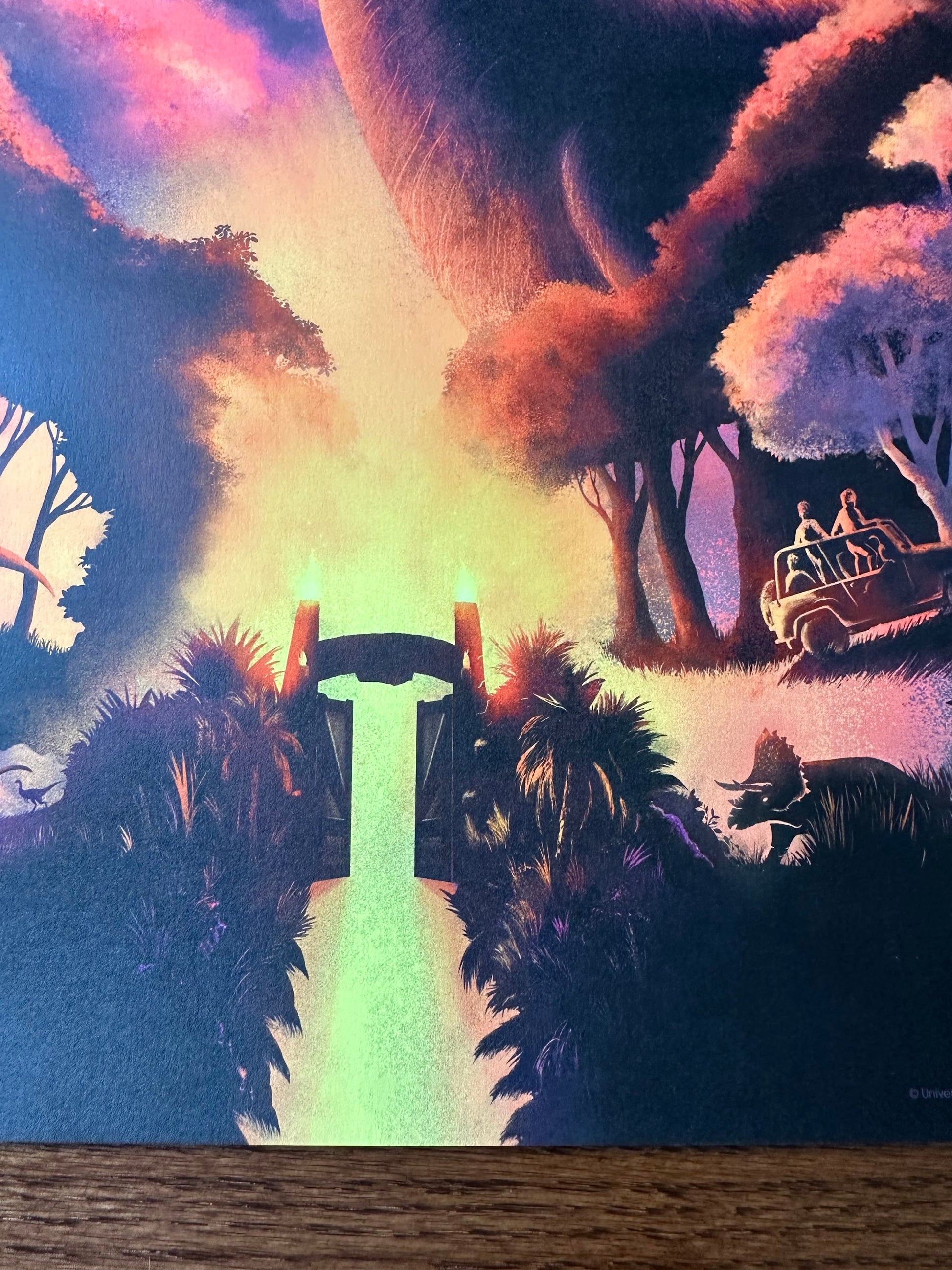 Carly AF – Jurassic Park Brachiosaurus, 16.5 x 23.4 in, art print, image 5
