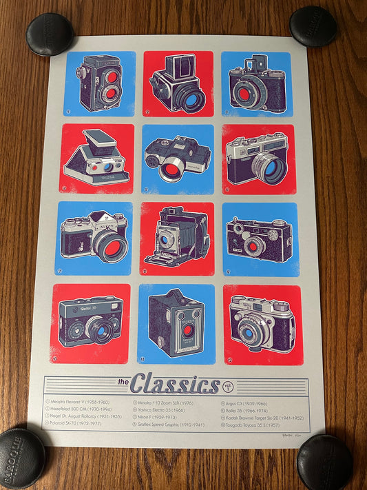 Tim Anderson – Vintage Cameras "The Classics", 20 x 30 in, art print