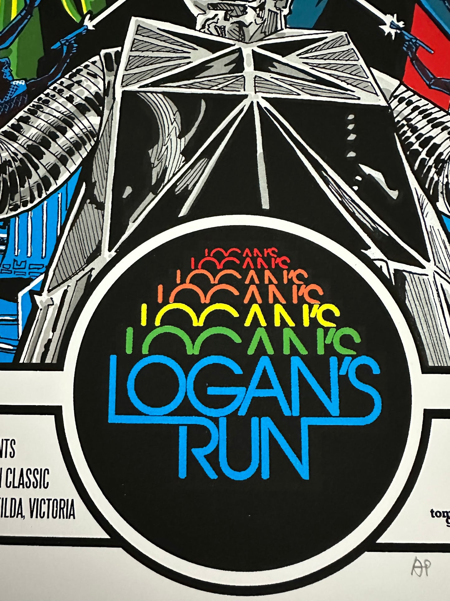 Tim Doyle – Logan's Run, 16 x 26 in, art print, image 2
