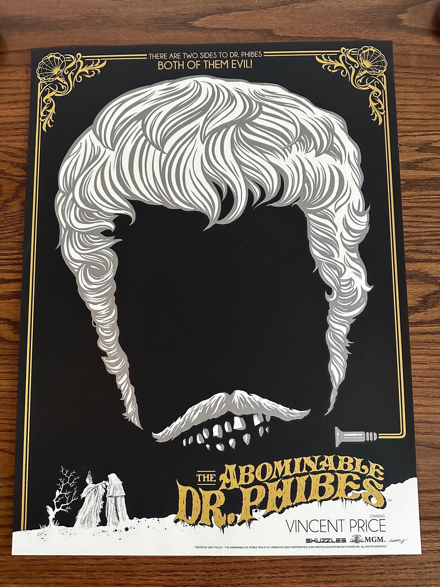 Ghoulish Gary – The Abominable Dr. Phibes, 18 x 24 in, art print