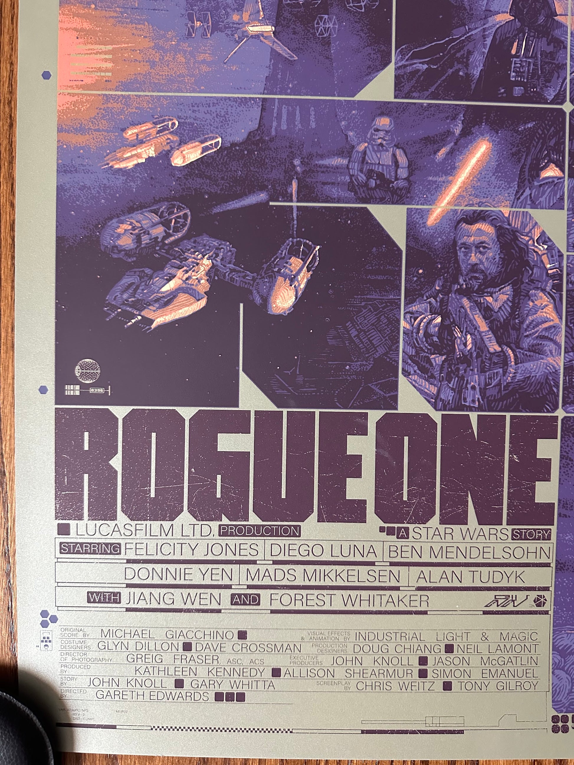 Krzysztof Domardzki - Star Wars Rogue One Variant 24x36 movie poster - detail image 5