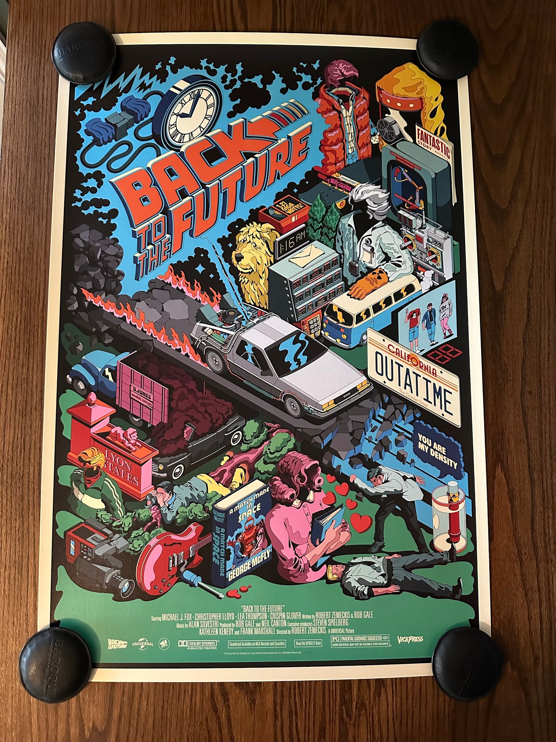 Dave Arcade – Back to the Future, 24 x 36 in, poster