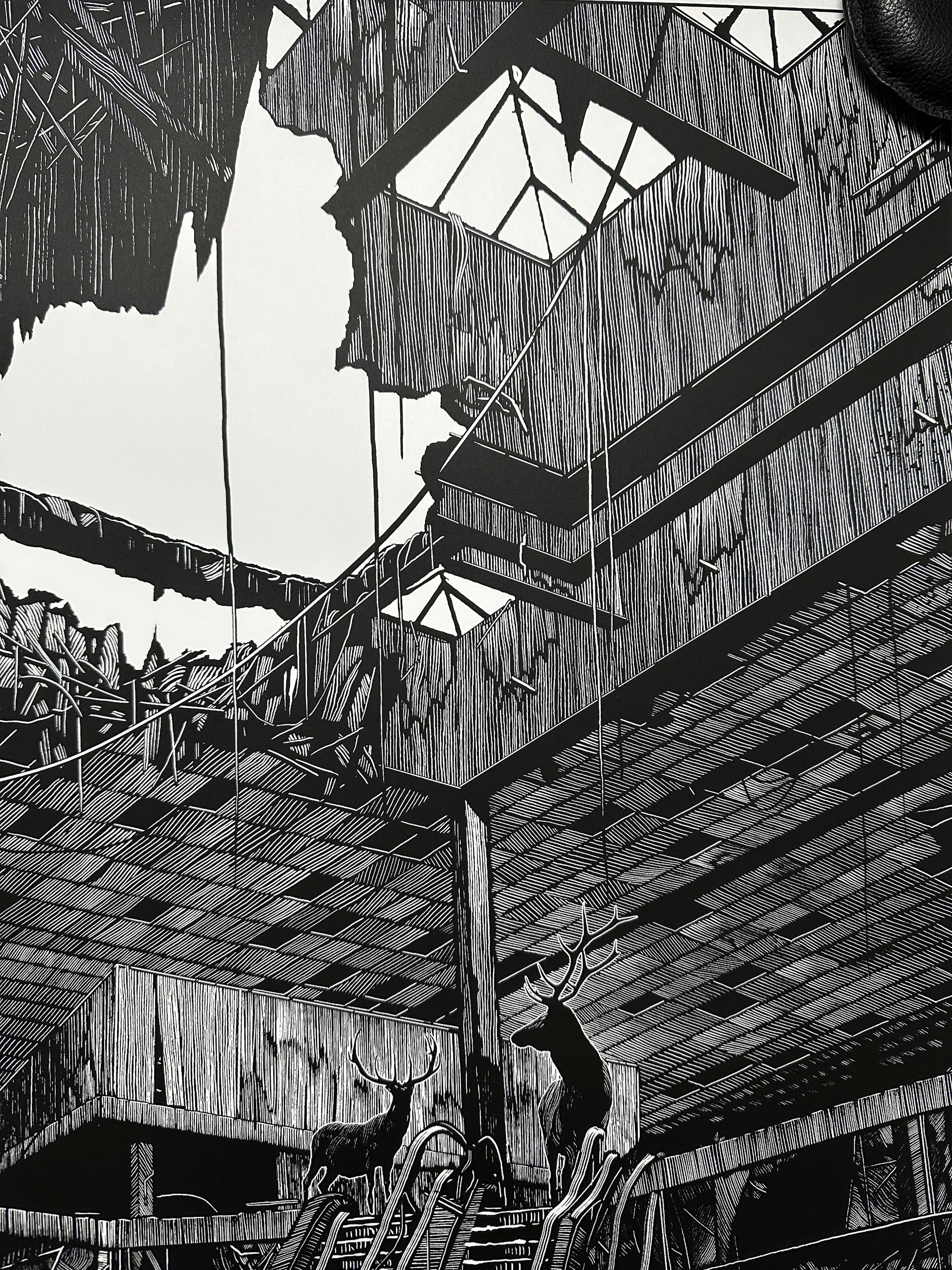 Daniel Danger – Abandoned Apocalyptic Building, 24 x 36 in, poster, image 3