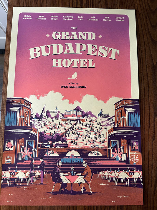 Marie Bergeron – The Grand Budapest Hotel, 24 x 36 in, poster