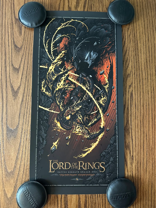 Brad Dunlop – LOTR Battle Beneath Khazad-dum, 12 x 24 in, art print