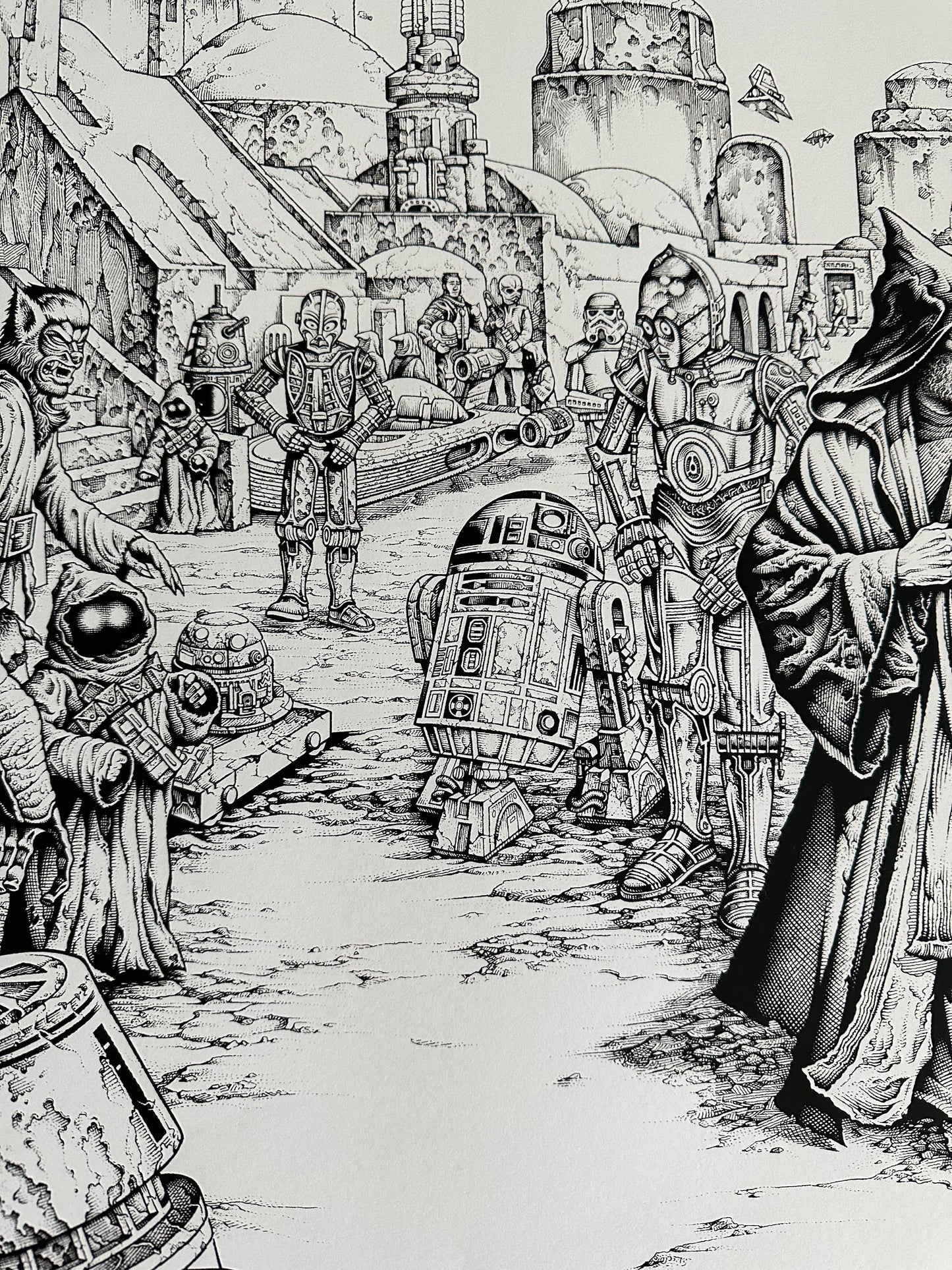 Mike Sutfin – Star Wars "We Must Be Cautious" Keyline Variant, 36 x 24 in, poster, image 5