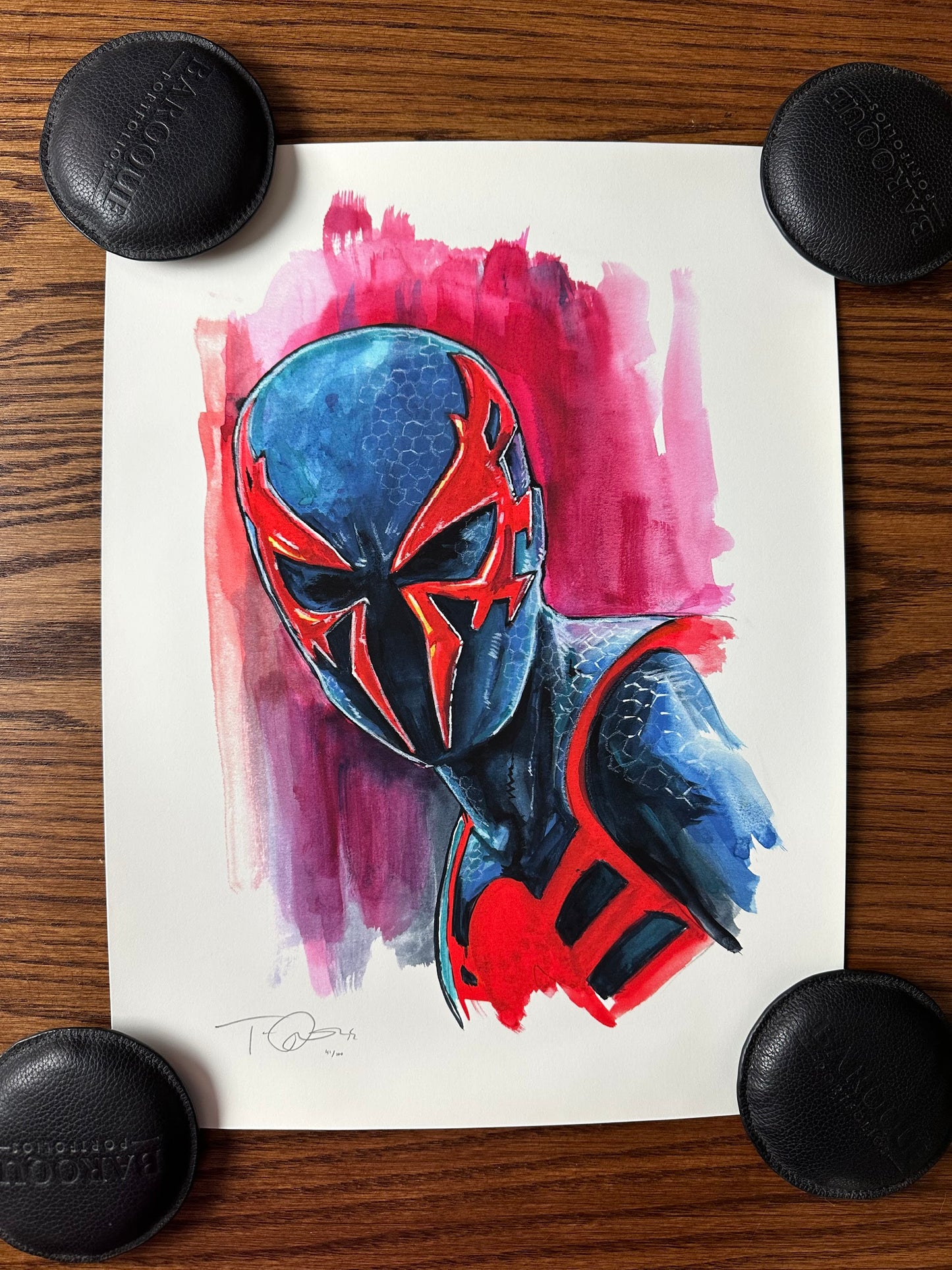 Tim Doyle – Shiny Objects Spider-Man 2099, 8 x 10 in, art print