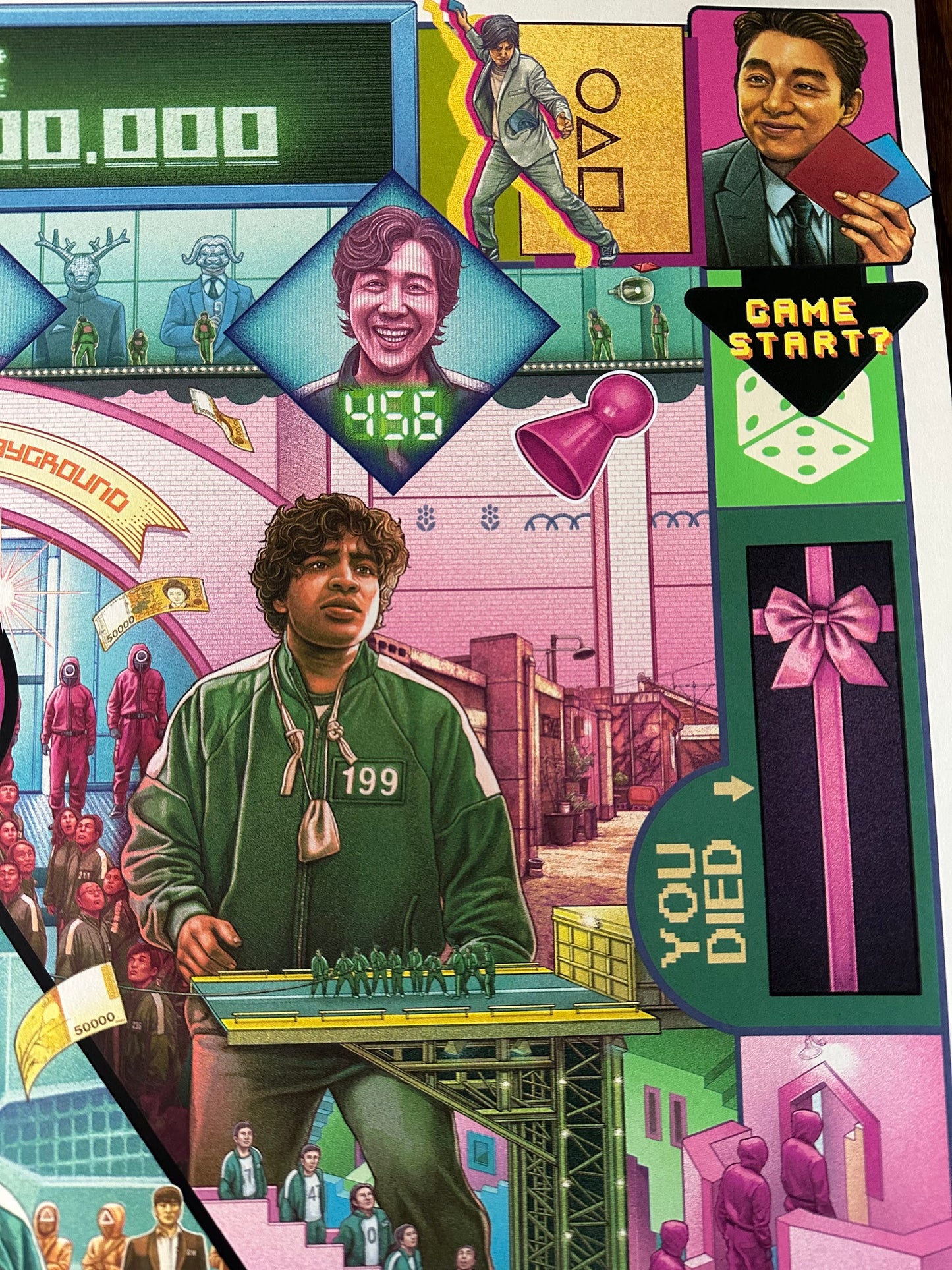 Ise Ananphada - Squid Game 24x36 movie poster - detail image 4