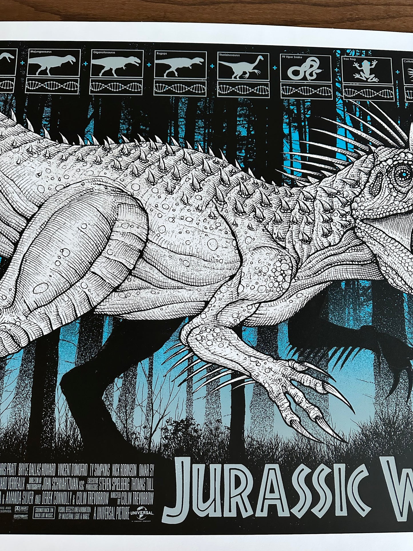 Dan Mcarthy – Jurassic World, 36 x 24 in, poster, image 5