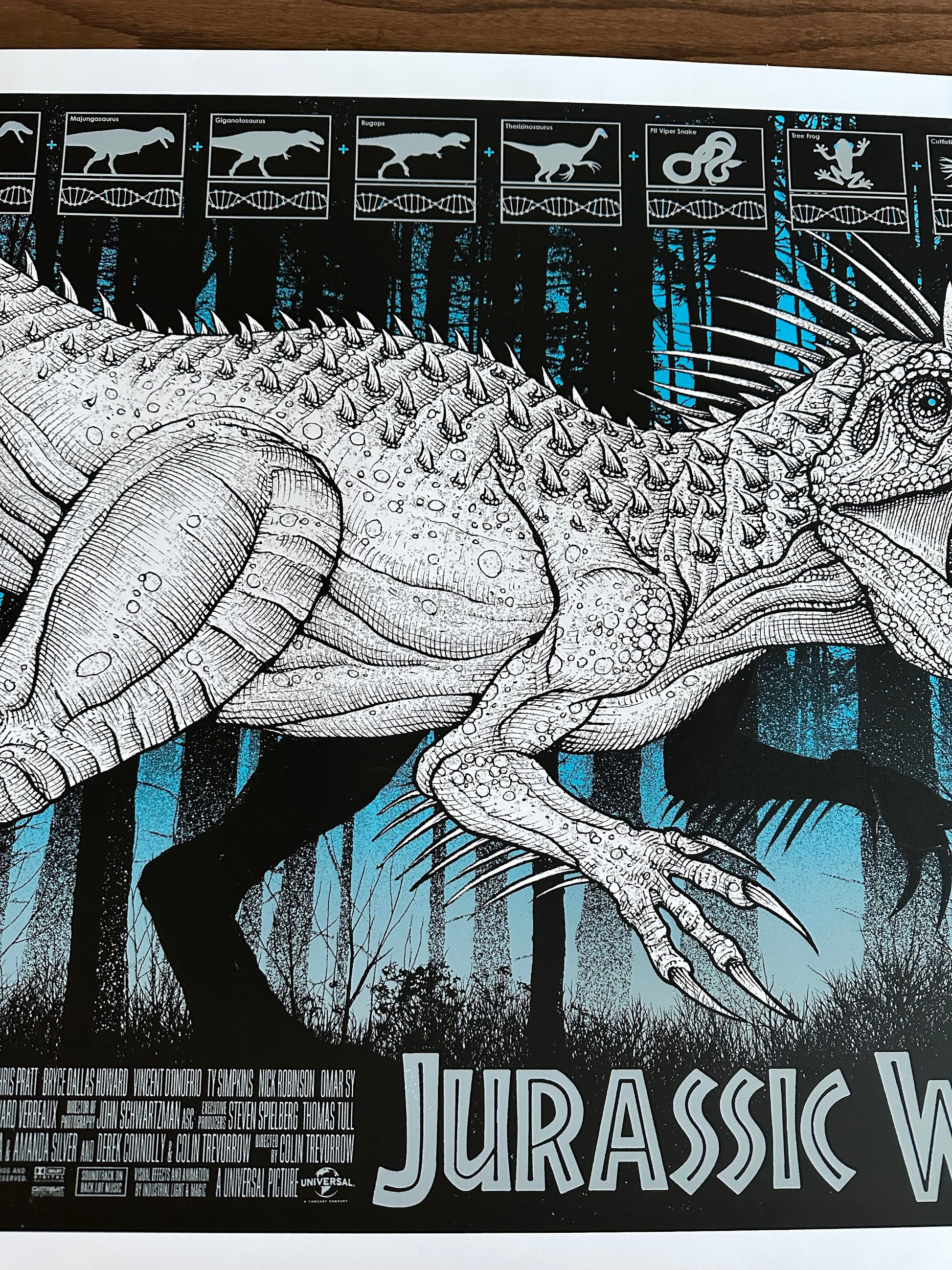 Dan Mcarthy – Jurassic World, 36 x 24 in, poster, image 5