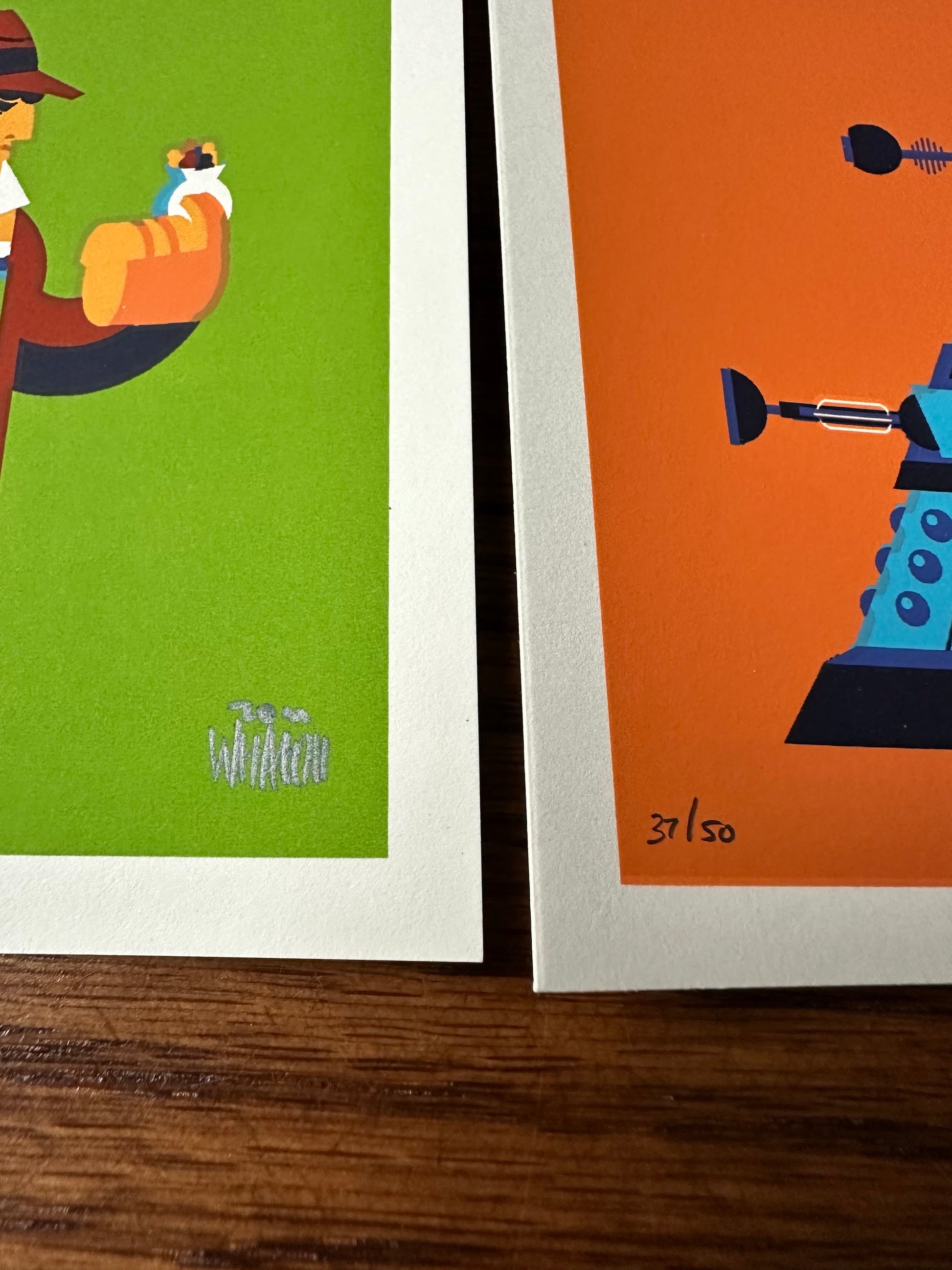 Tom Whalen – Doctor Who Set, 4 x 4 in, art print, image 4