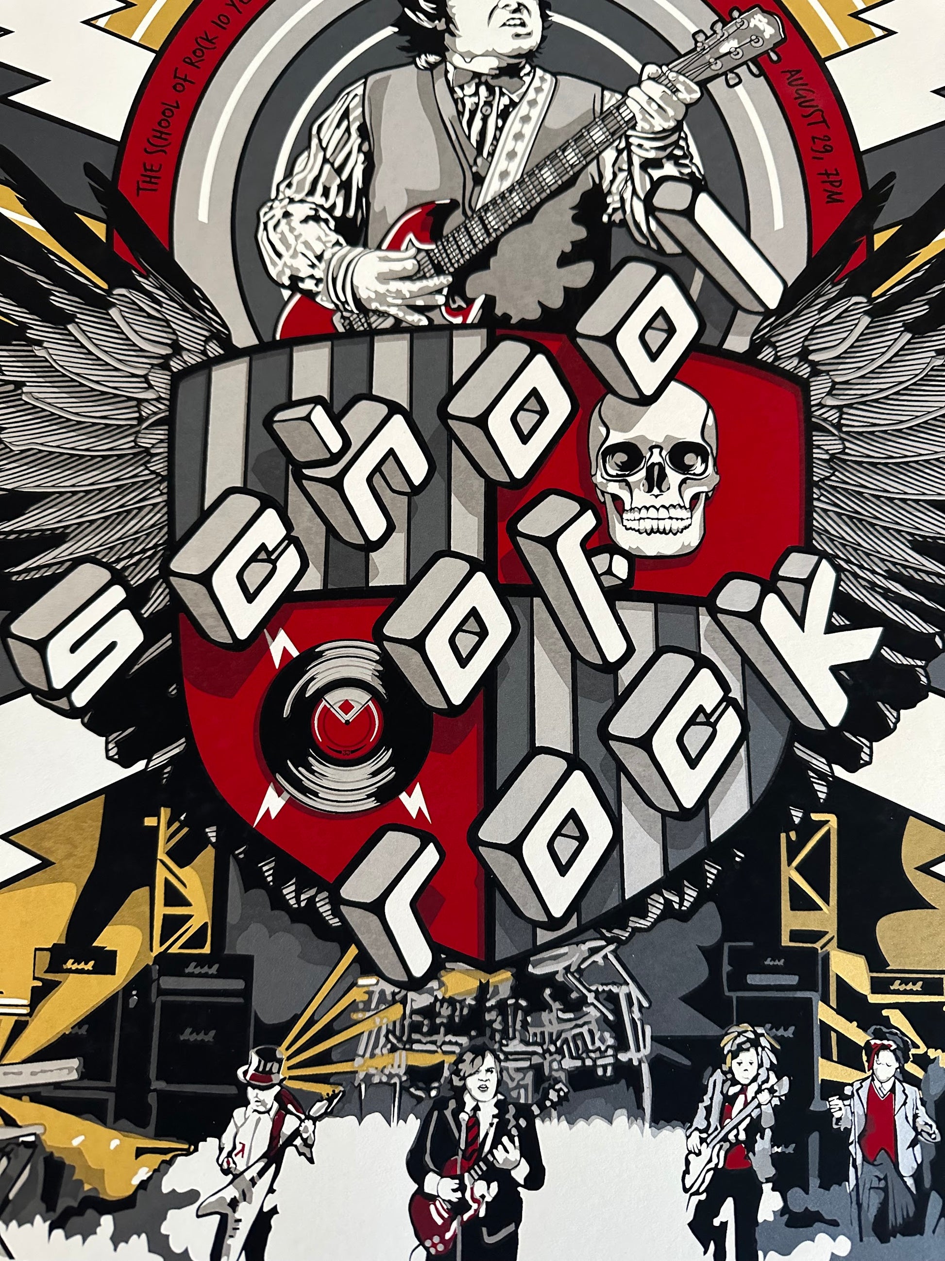 New Flesh – School of Rock, 18 x 24 in, art print, image 5