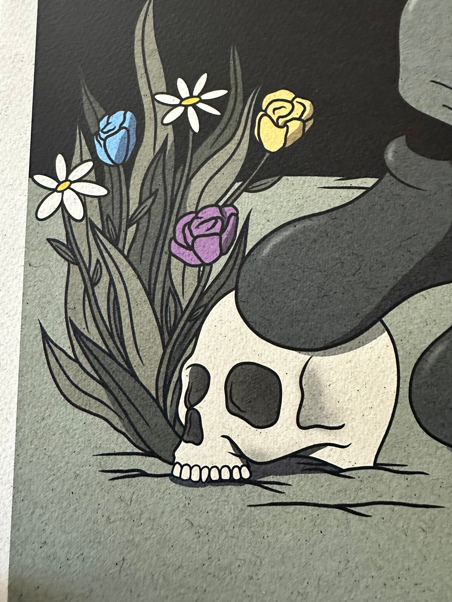 Ezra Brown – Death, 18 x 24 in, art print, image 4