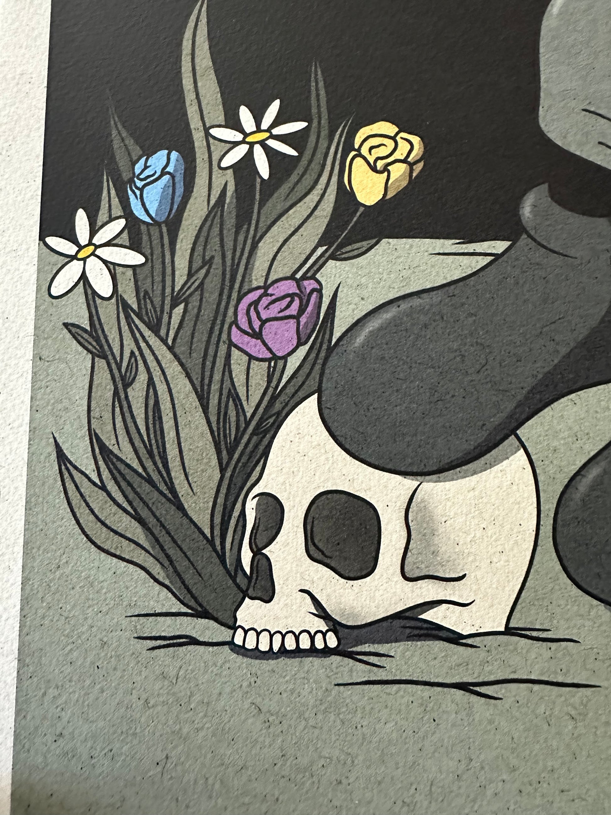Ezra Brown – Death, 18 x 24 in, art print, image 4