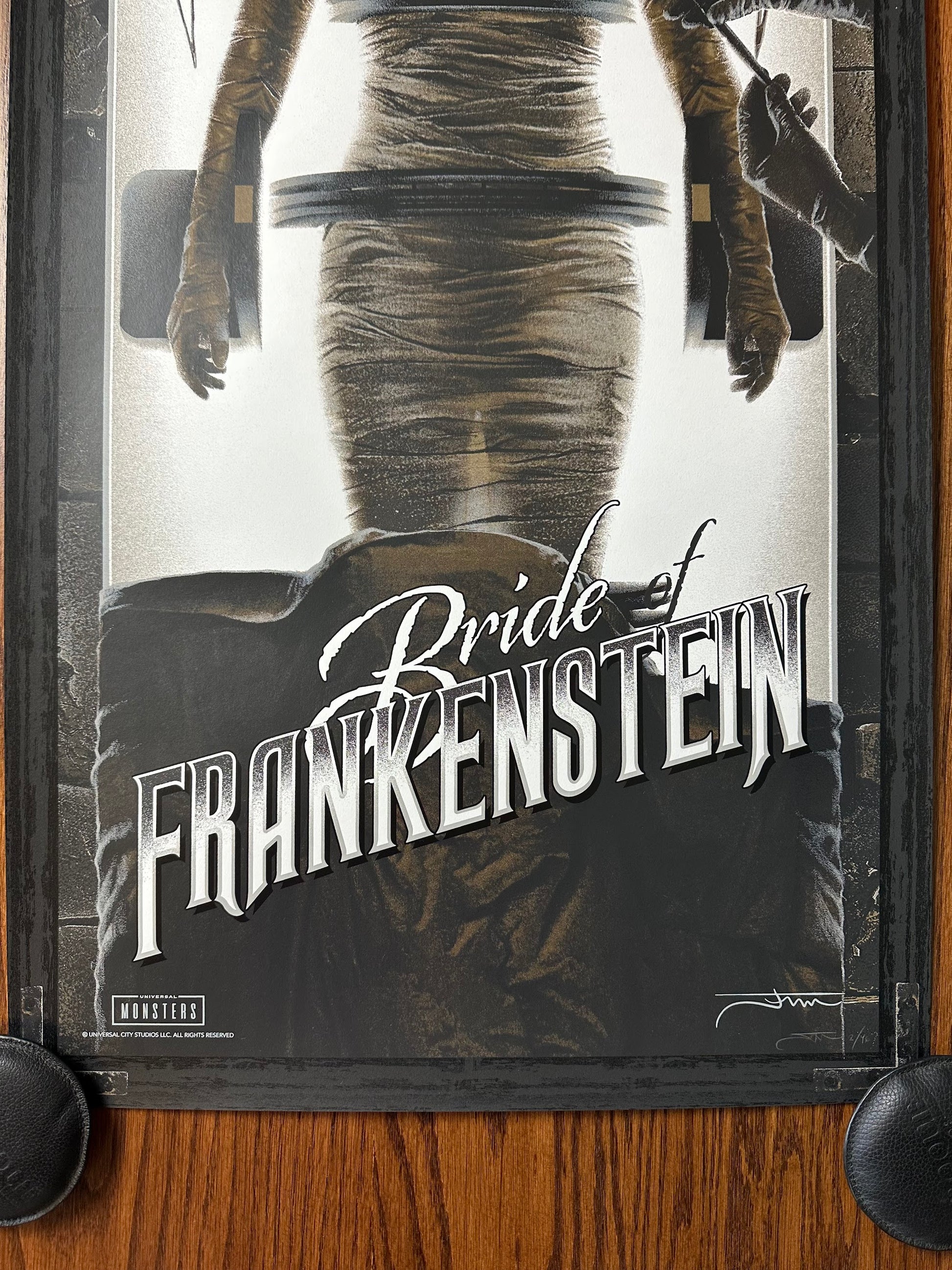 Juan Ramos – Bride of Frankenstein, 18 x 36 in, art print, image 4
