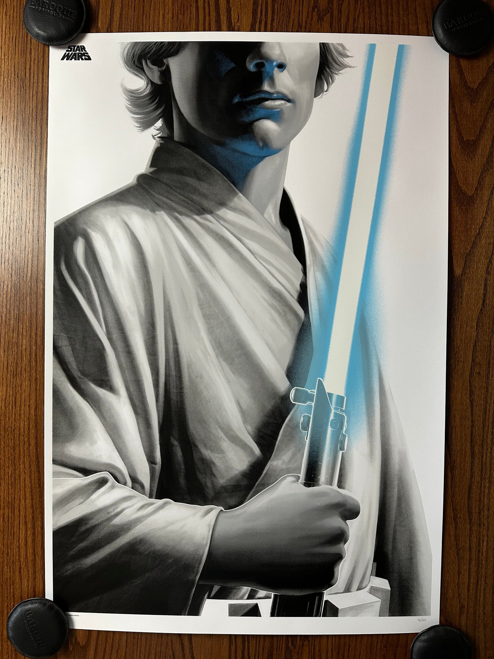 Phantom City Creative – Star Wars - Luke Skywalker Variant, 24 x 36 in, poster