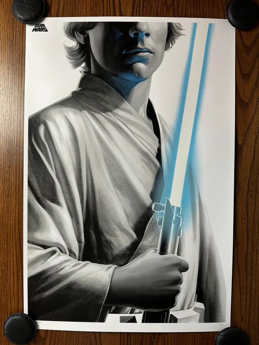 Phantom City Creative – Star Wars - Luke Skywalker Variant, 24 x 36 in, poster