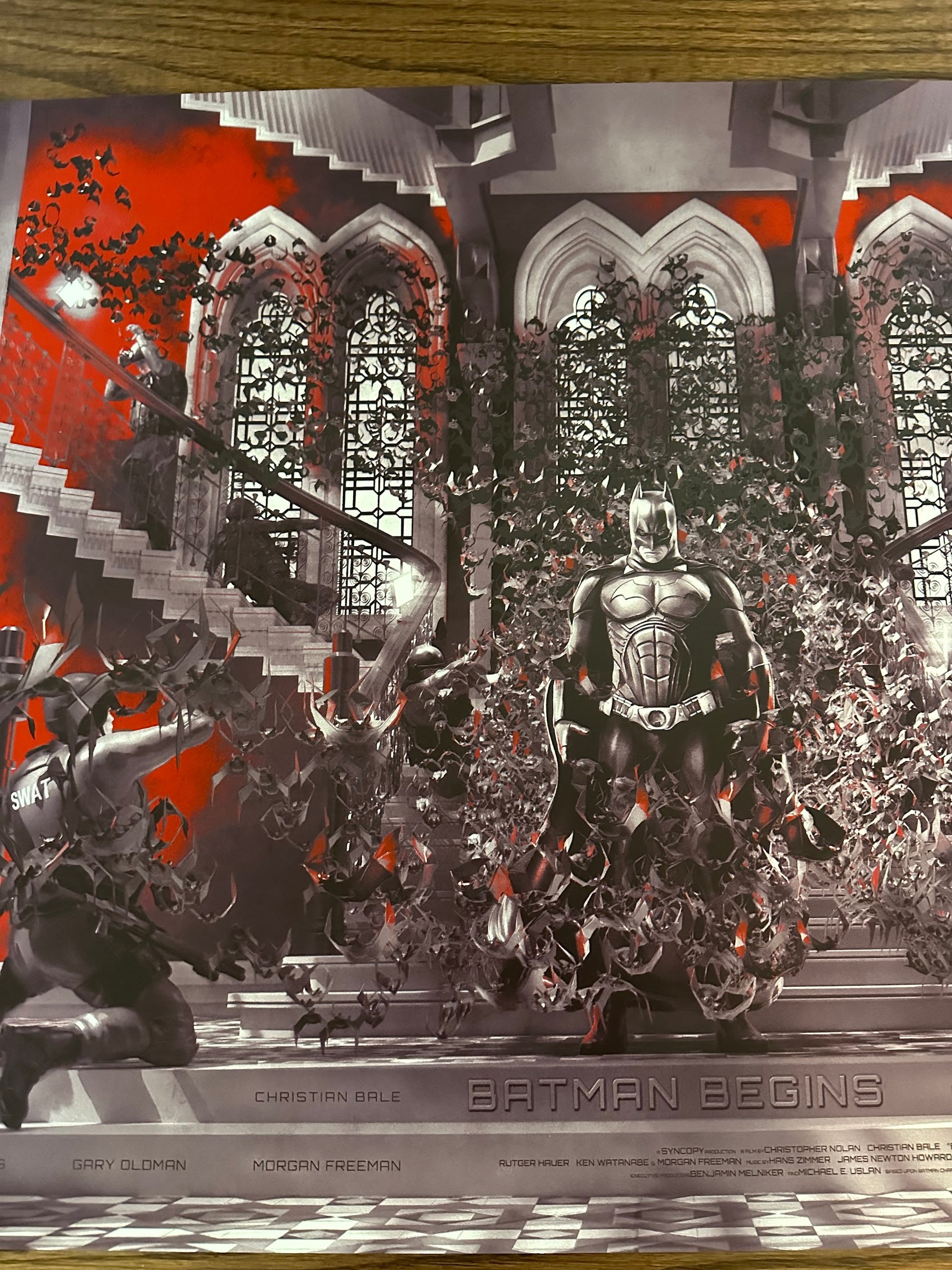 Chris Skinner – Batman Begins, 36 x 24 in, poster, image 4