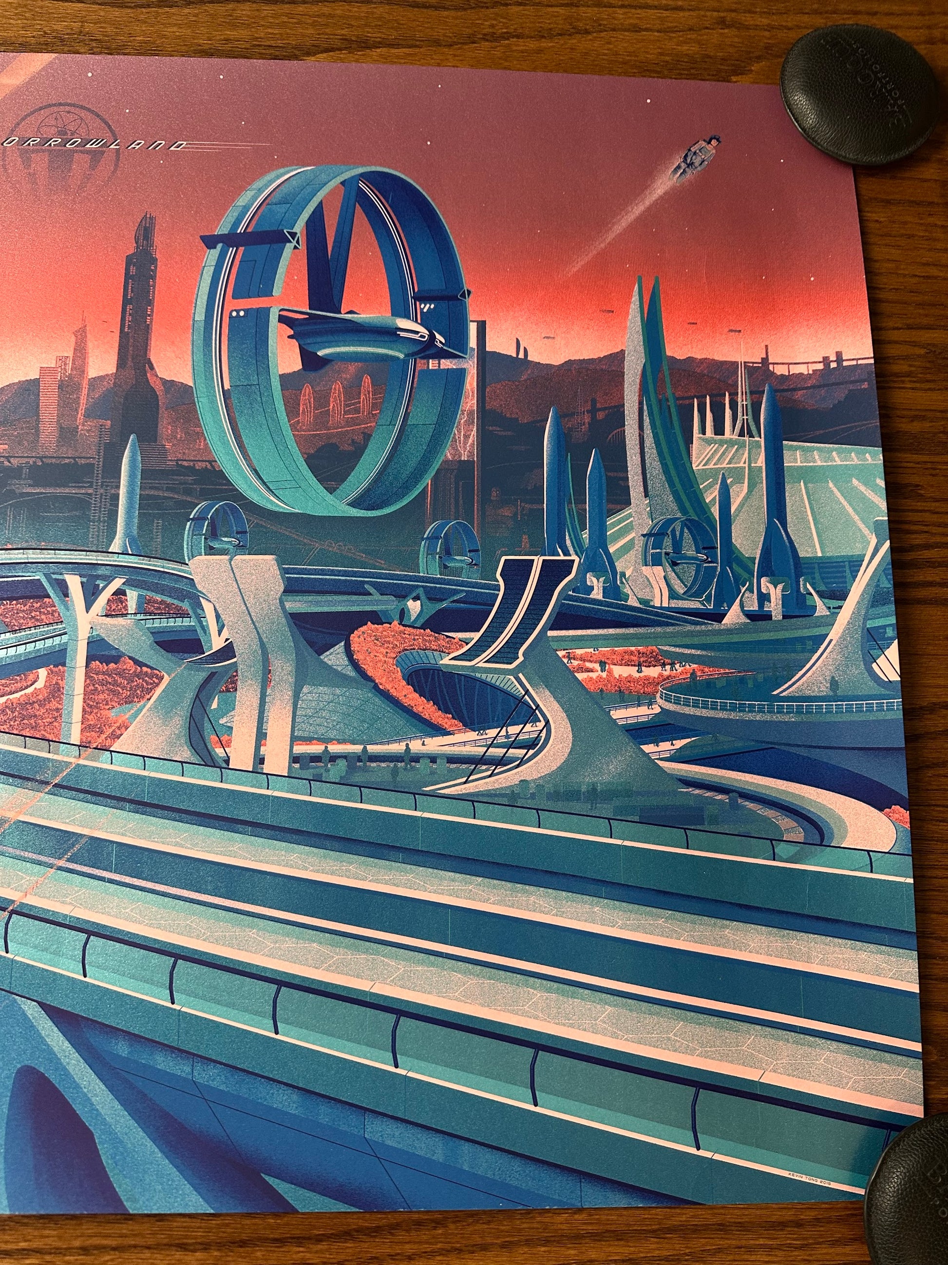 Kevin Tong – Disney's Tomorrowland, 36 x 24 in, poster, image 4