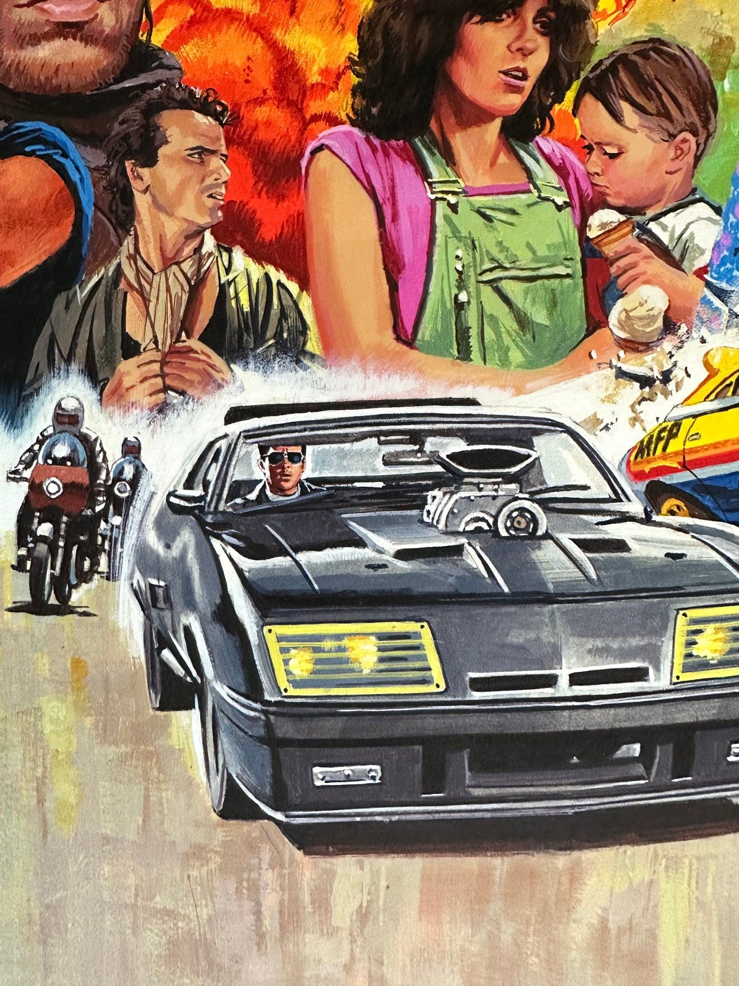 Paul Mann - Mad Max Art Variant 36x24 movie poster - detail image 6