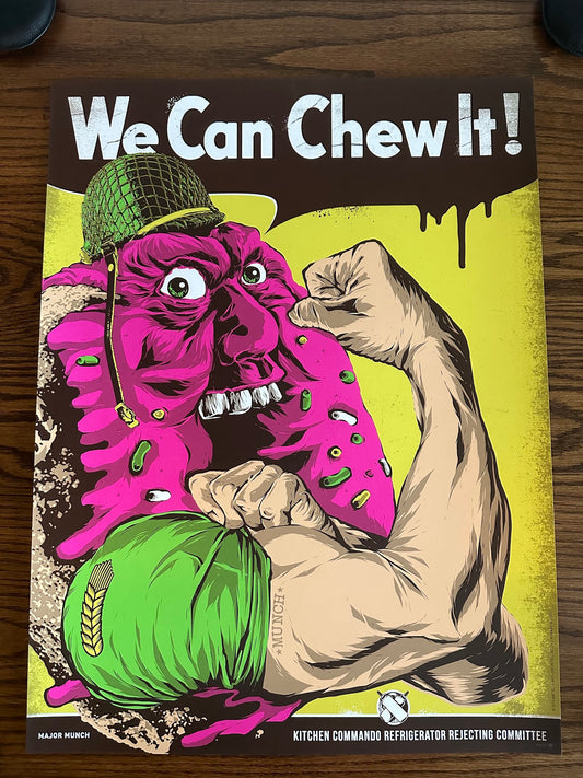 Anthony Petrie – We Can Chew It, 18 x 24 in, art print